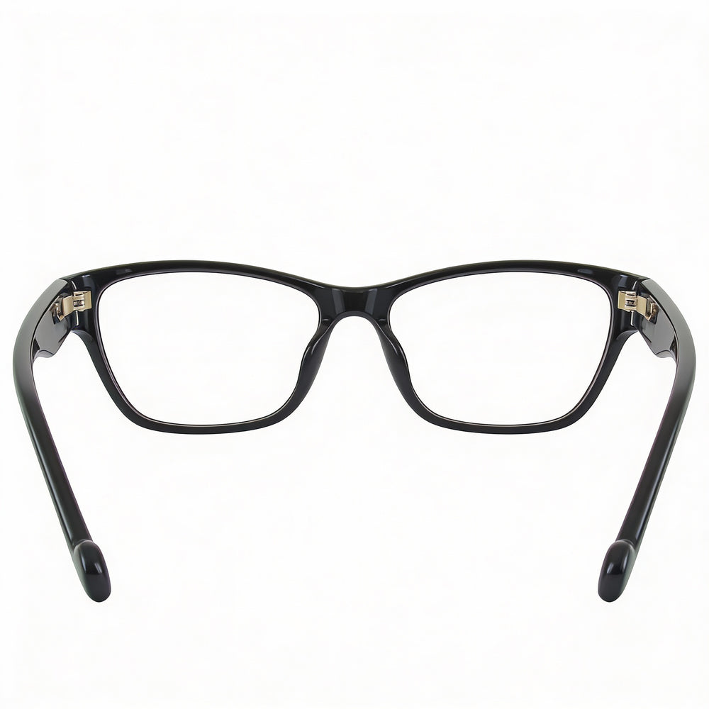 Gafas de vista Liu Jo de estilo contemporáneo para mujer con montura de plástico, color ébano, ancho de lente de 53 mm