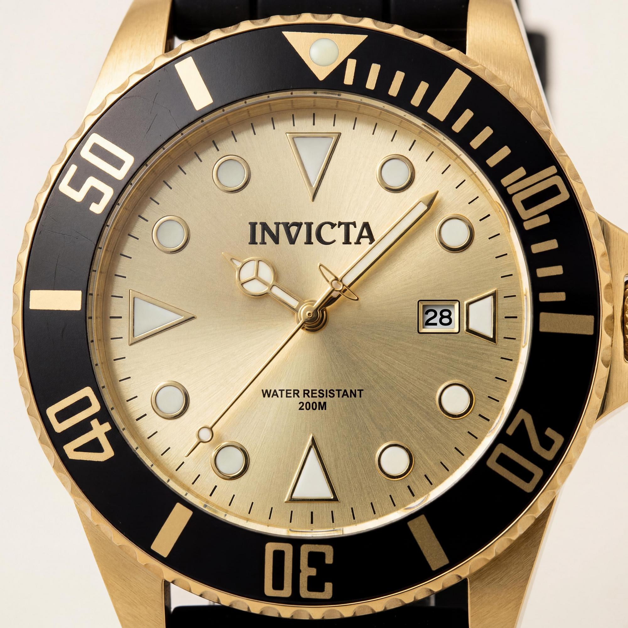 Invicta Pro Diver 90302 Men's Black Chronograph Watch, 44mm, Photo 2