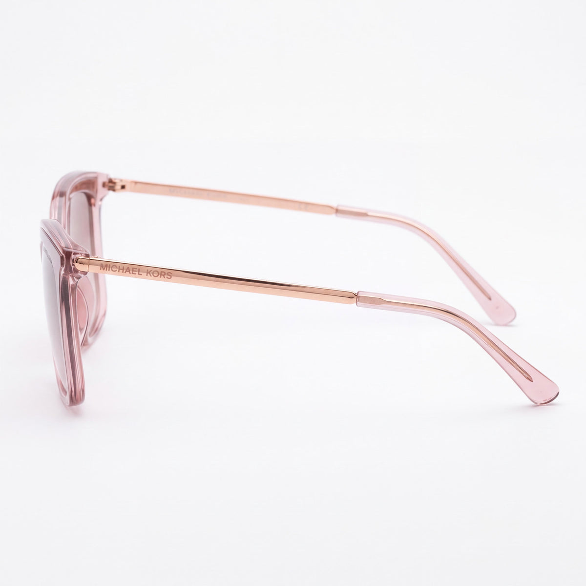 Gafas de sol Michael Kors Zermatt 0mk2079u para mujer, de acetato, polarizadas, con protección UV, estilo ojo de gato, transparentes, en tono rosa empolvado y gris, con degradado rosa, 61 mm., Photo 3