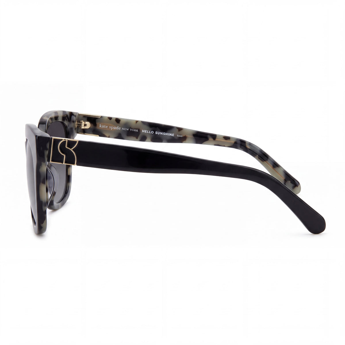 kate spade new york Constance/G/S Square Women's Acetate Non-Polarized Gradient Sunglasses Black Dark Grey Shaded 53mm, Photo 3