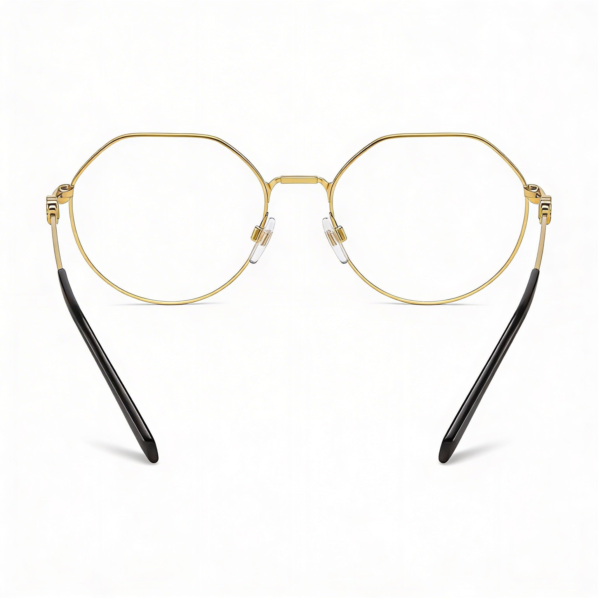 Valentino VA1021 3002 Women's Modern Gold Metal Full Rim Oval Prescription Eyeglasses 52mm, Photo 4