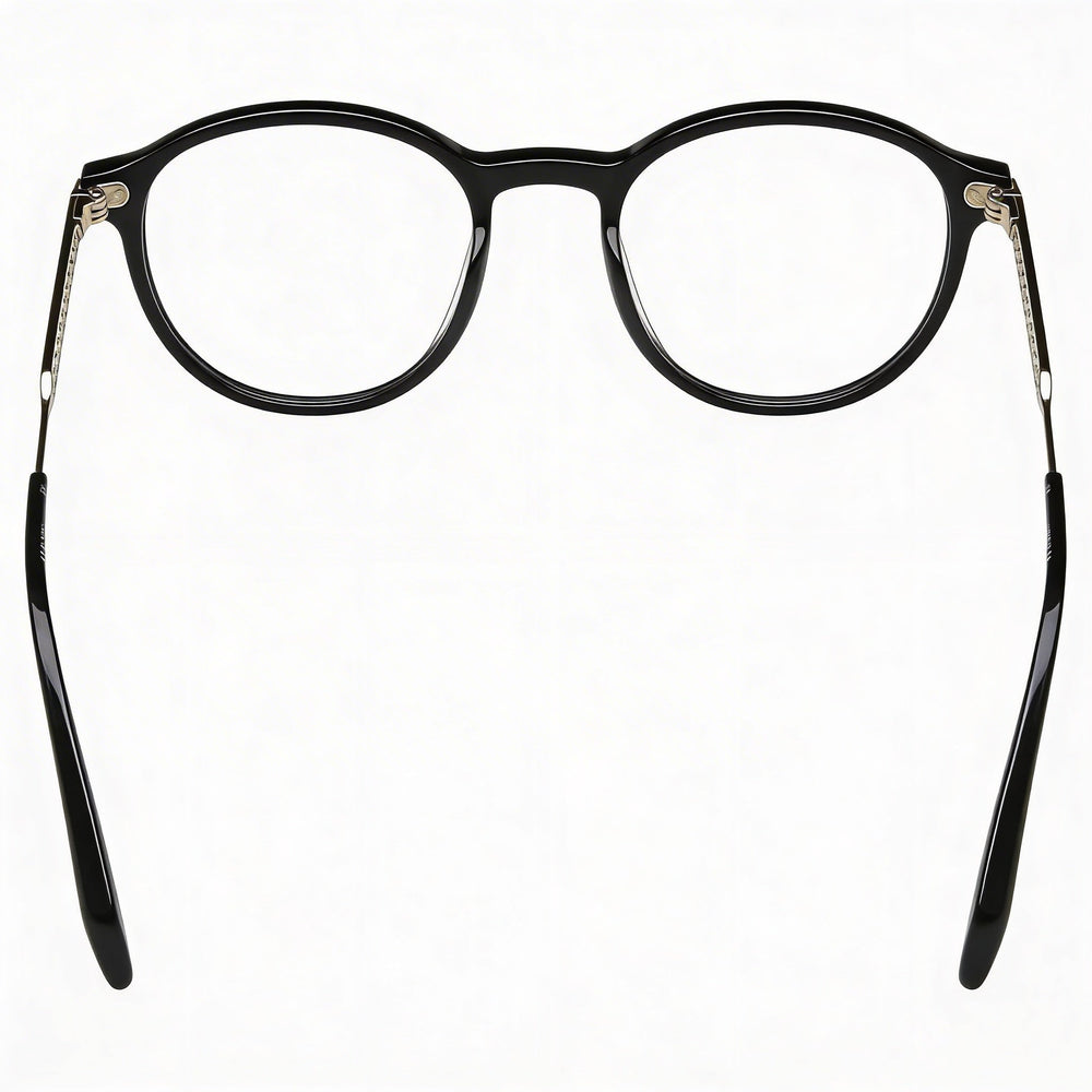 Police VPLG27 Modern Men's Acetate and Metal Frame Non-Polarized Eyeglasses 49mm