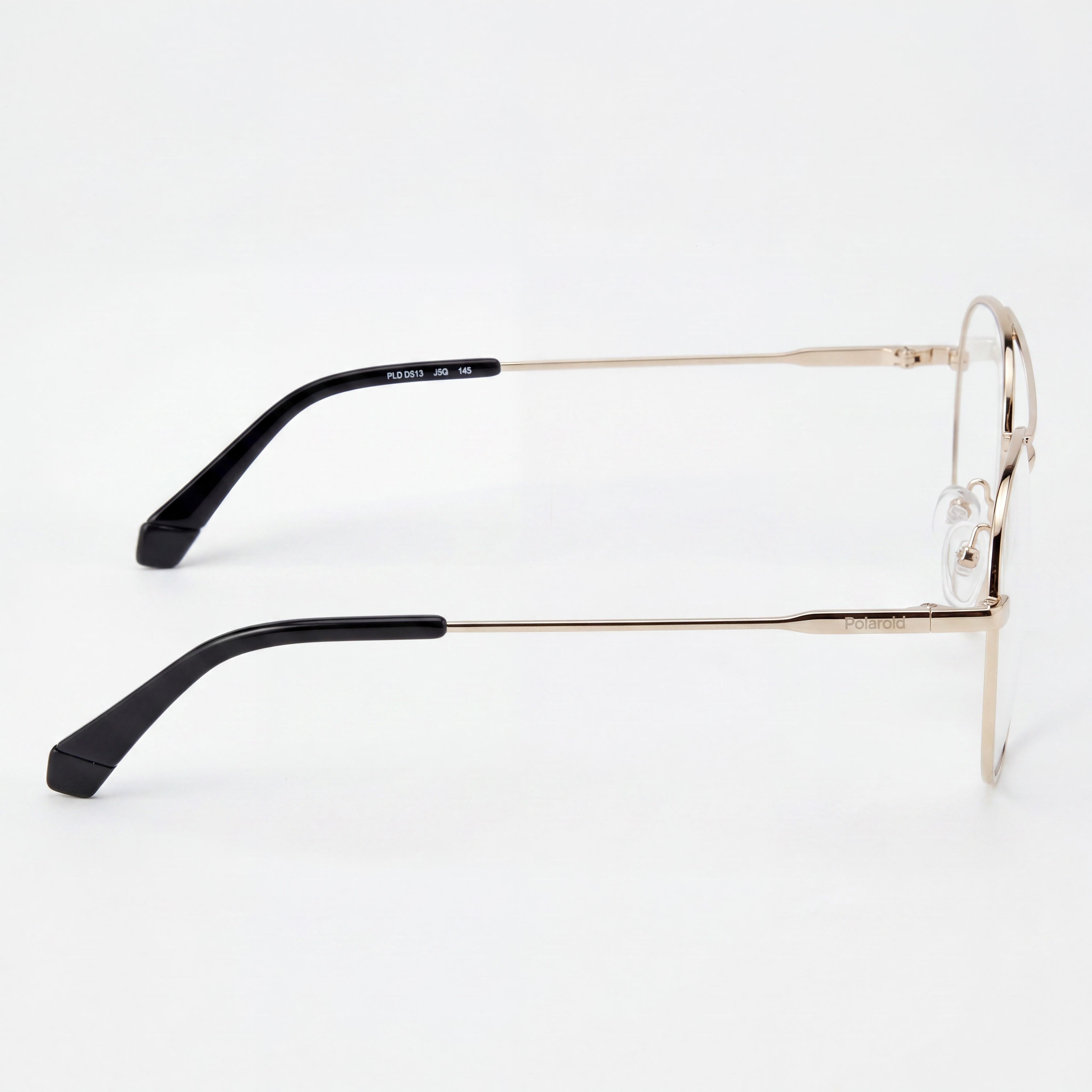 Polaroid Eyewear Modern Women's Gold Acetate Frame Gold Lens Non-Polarized Sunglasses 55mm Lens Width, Photo 2