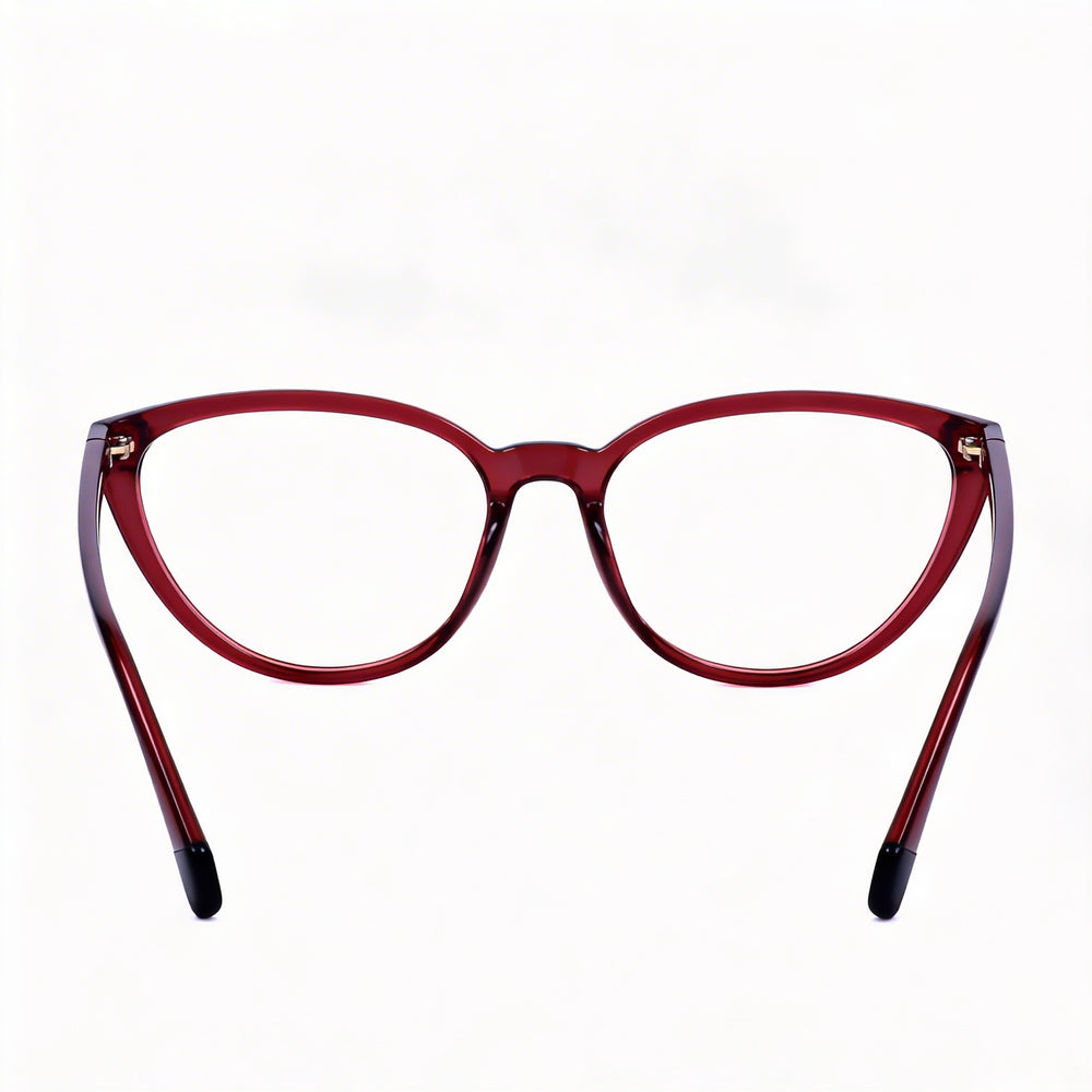 Gafas de sol Polaroid Pld D432 para mujer, transparentes, rojas, inyectadas, 53 mm