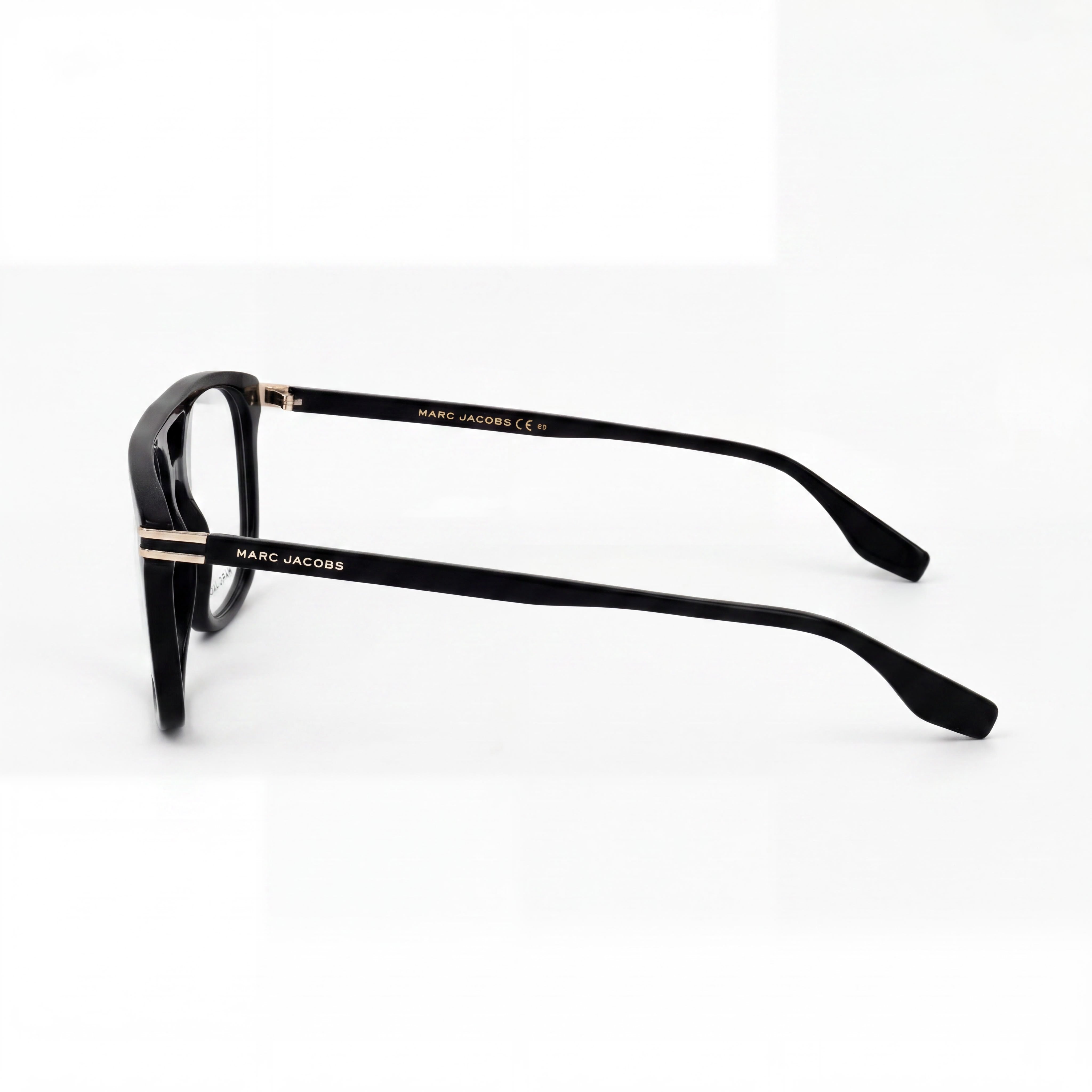 Marc Jacobs Marc 572 Black Acetate Unisex Eyeglasses with 54mm Lens, 18mm Bridge, 145mm Temples, Photo 3