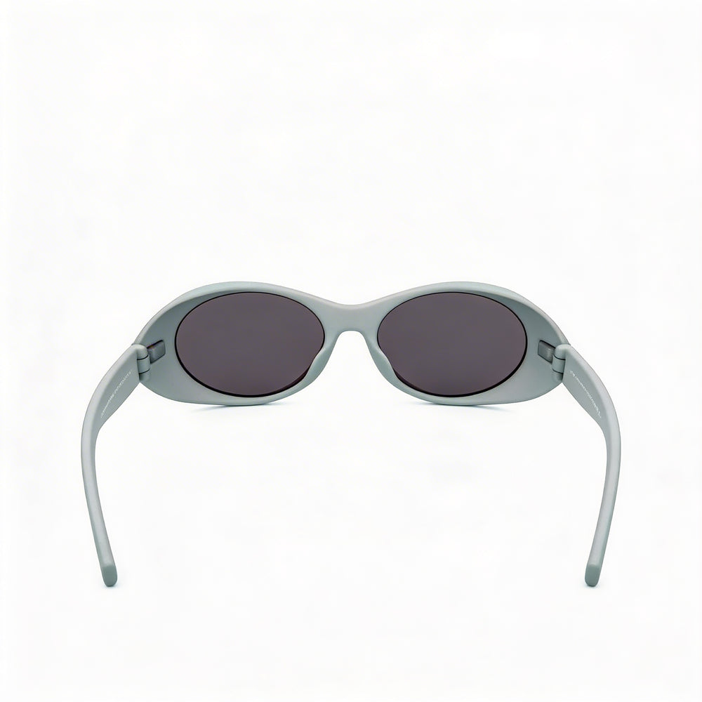 Gafas de sol Givenchy Casual para mujer con montura de plástico gris claro y lentes ahumadas, 100 % protección UV, 55 mm