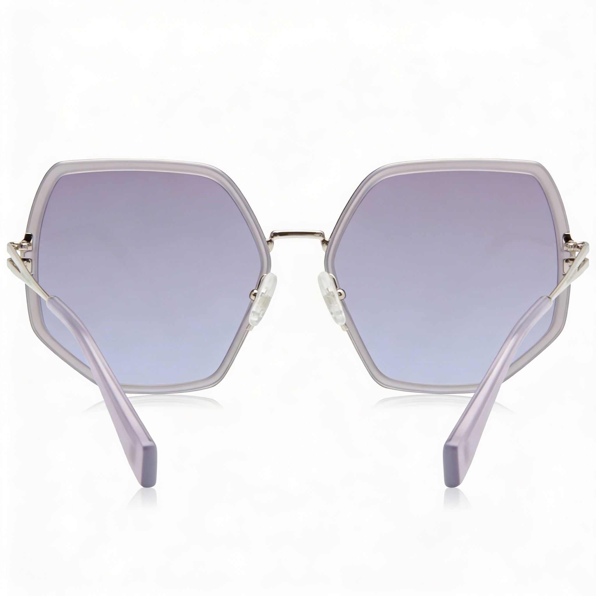 Marc Jacobs Light(Jar) Women’s Lightweight Metal Frame Violet Palladium Grey RX-Able UV 400 Sunglasses 58mm, Photo 4