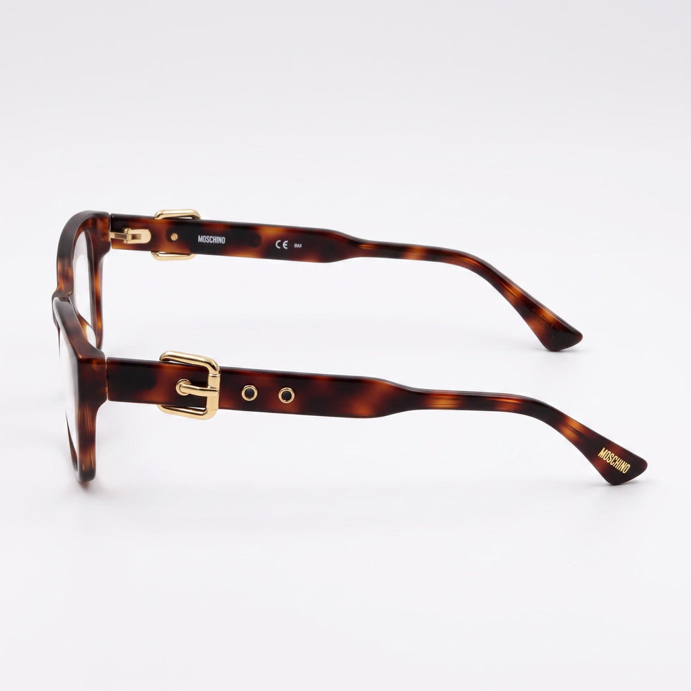 Gafas Moschino Modern Havana para mujer con montura de acetato y lentes no polarizadas (ancho de lente de 51 mm)
