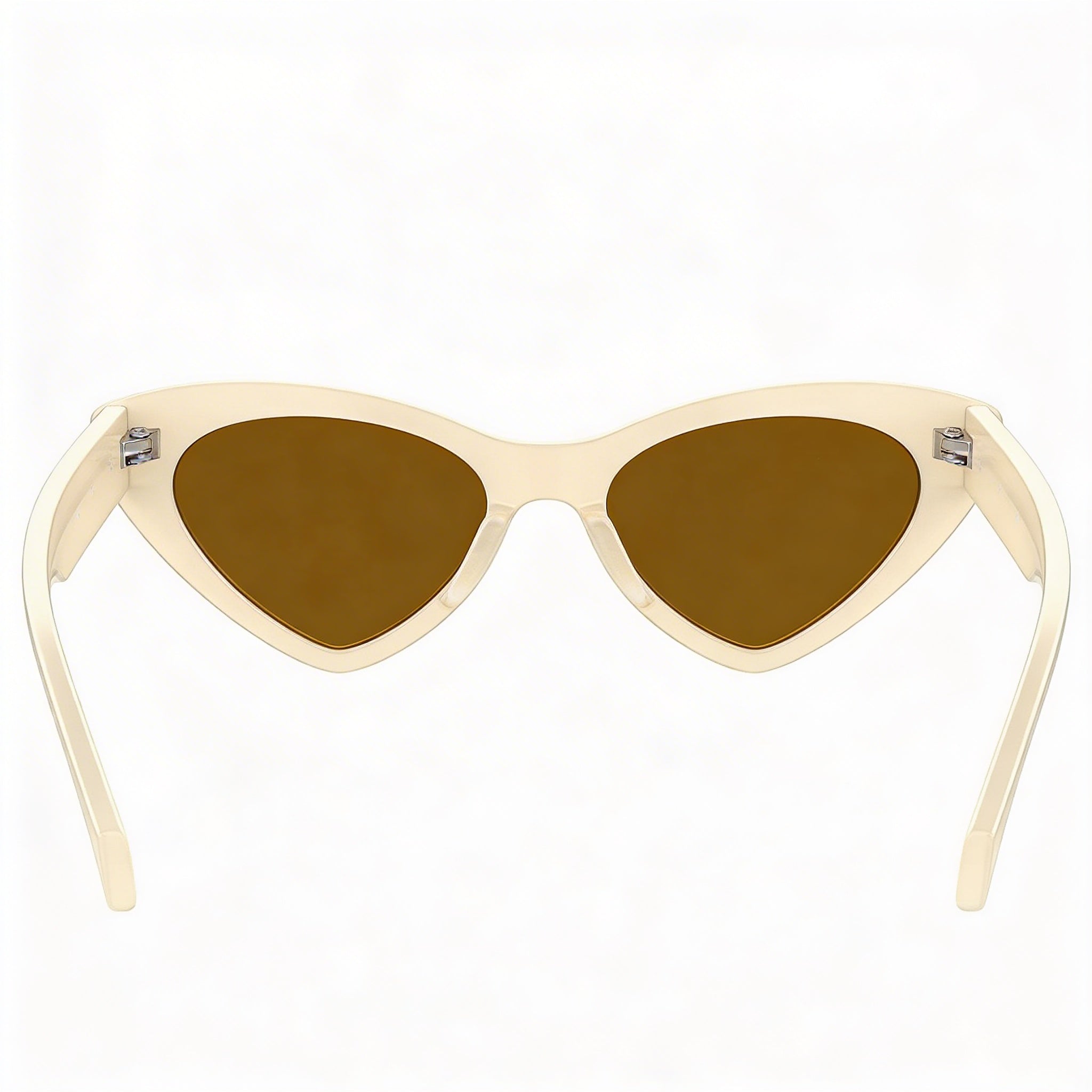 Gafas de sol Moschino clásicas de acetato para mujer, marrón marfil, protección UV, 52 mm de ancho de lente, Photo 3