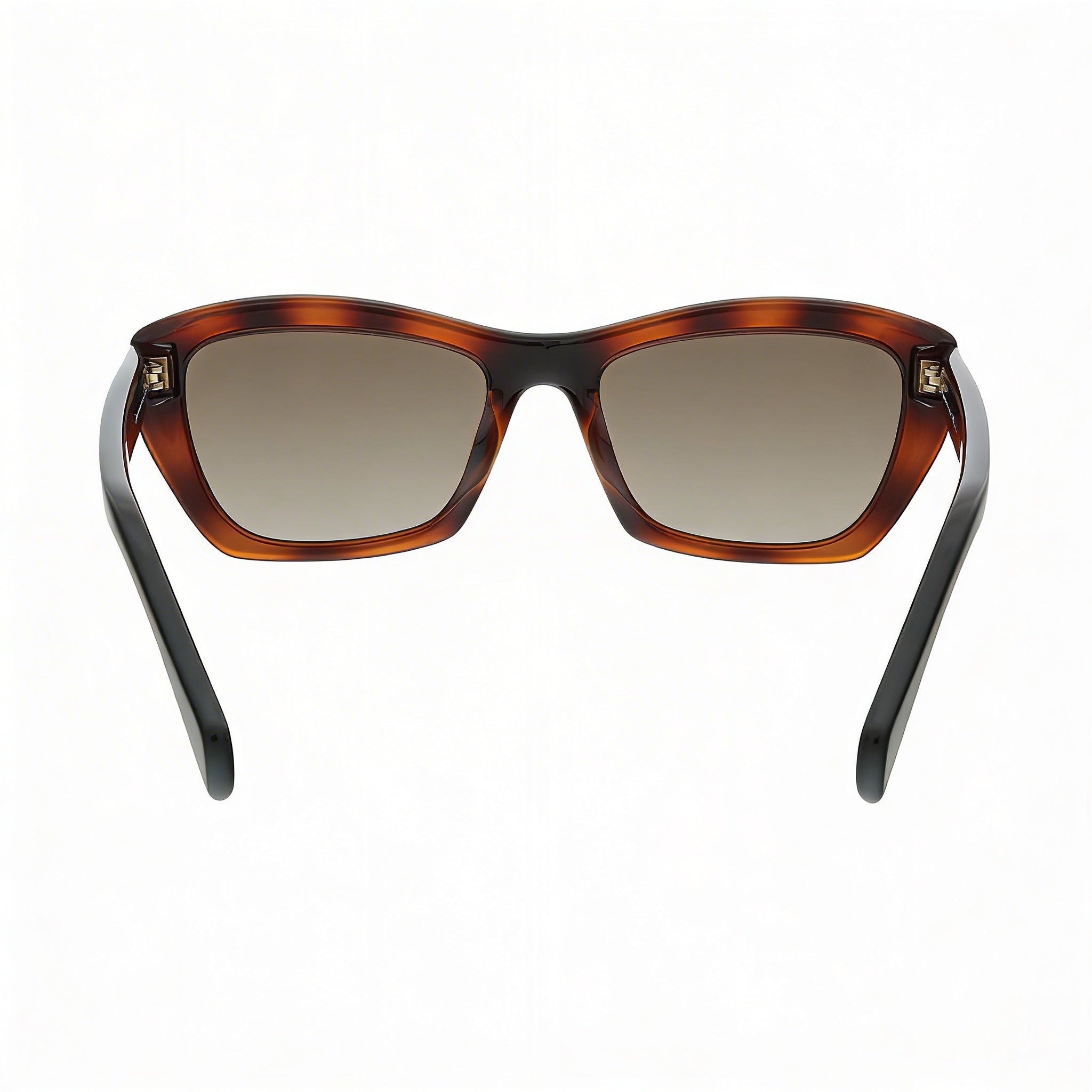 Gafas de sol para mujer Ferragamo SF958S 214 de ojo de gato color carey inyectado con lentes marrones no polarizadas y protección UV de 55 mm, Photo 3