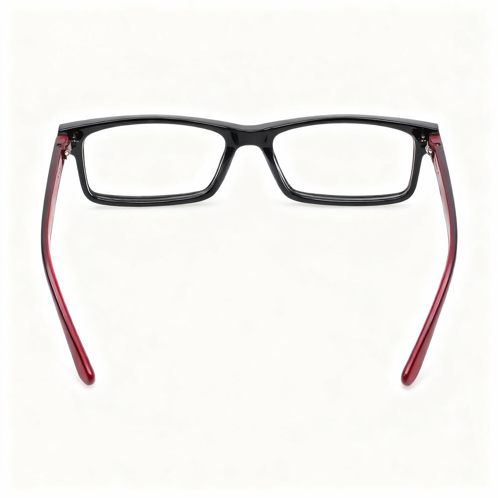 CONVERSE ALL STAR Unisex Rectangle Eyeglasses, Multicoloured Plastic Frame, Non-Polarized, 20-140