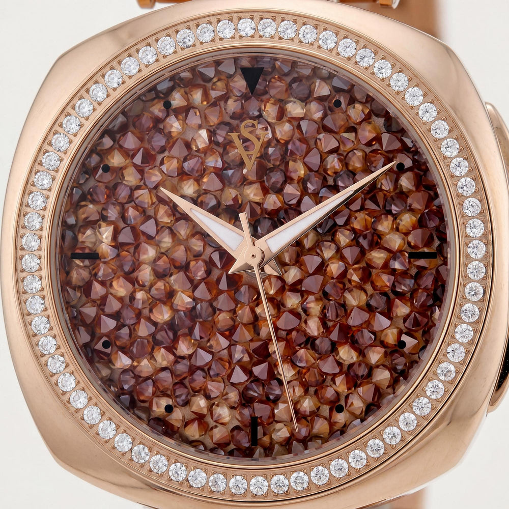 Reloj Christian Van Sant Mirabella CV0493 para mujer, de acero inoxidable, esfera naranja, de cuarzo, resistente al agua
