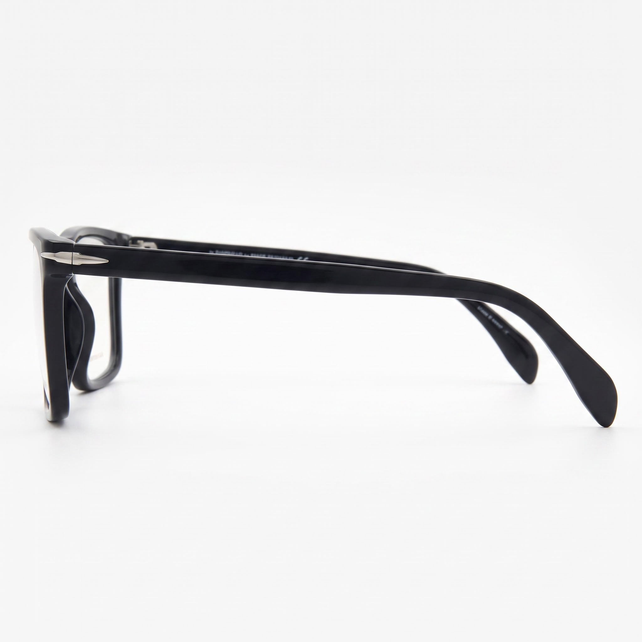 David Beckham DB 1094 Men's Square Plastic Demo Eyeglasses Matte Black 57mm, Photo 2