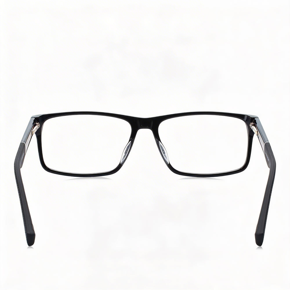 Gafas Tommy Hilfiger modernas para mujer, montura de acetato negra, lentes de policarbonato de 56 mm de ancho
