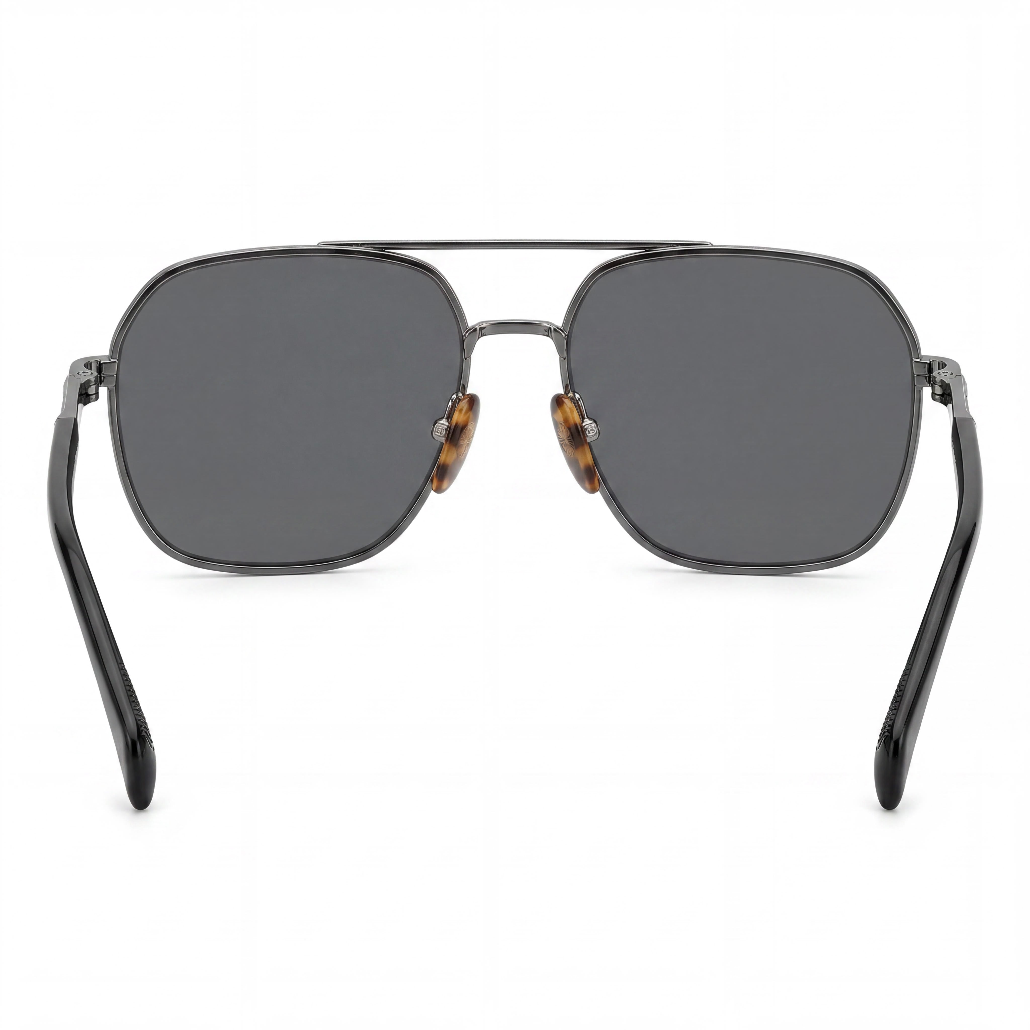 David Beckham Db 1128/G/S Unisex Metal Ruthenium Frame Dark Ruthenium Black Polycarbonate Lens UV 400 Sunglasses 59-16-145, Photo 4