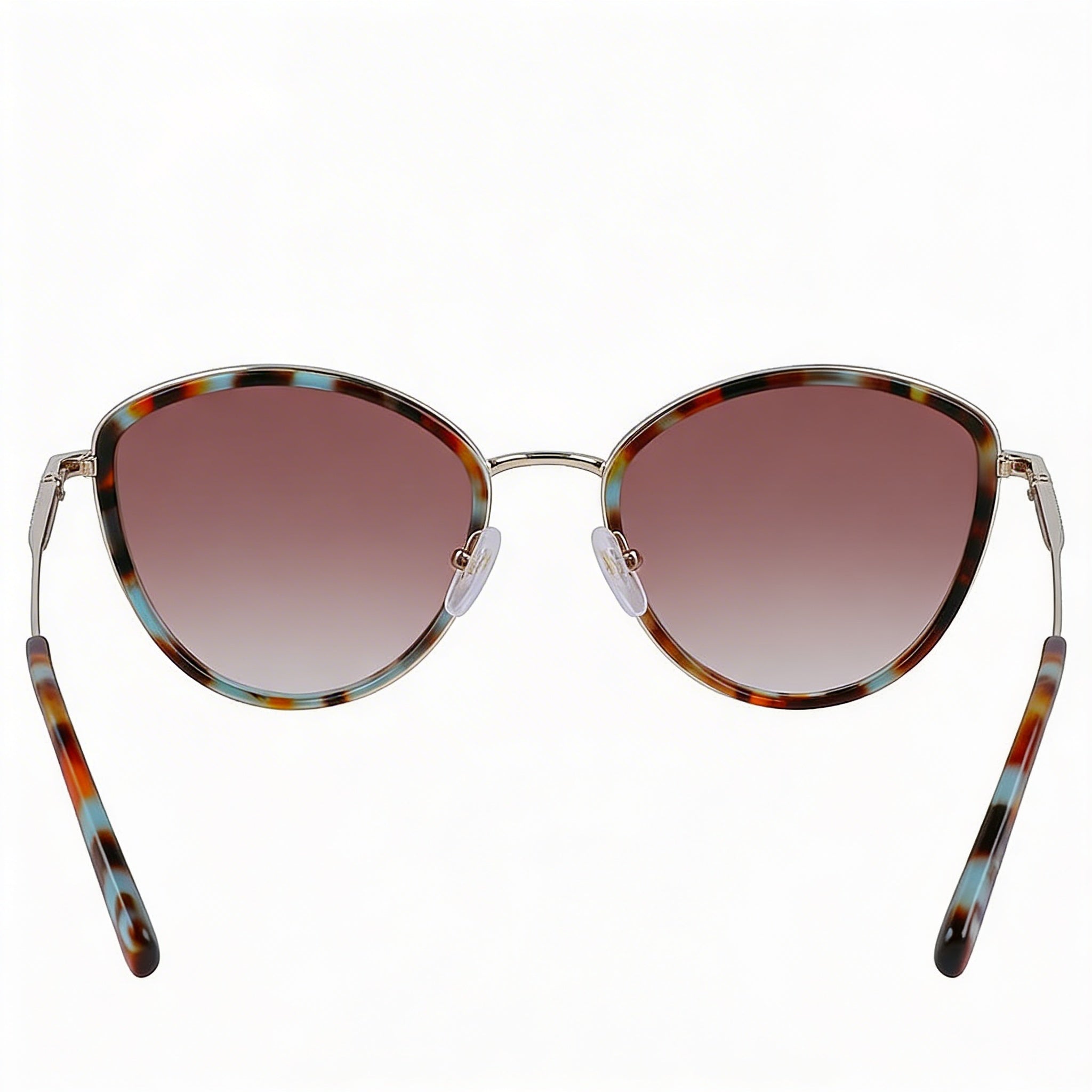 Longchamp LO170S Women's Casual Metal Gold Aqua Caramel Havana Sunglasses 54mm, Photo 3