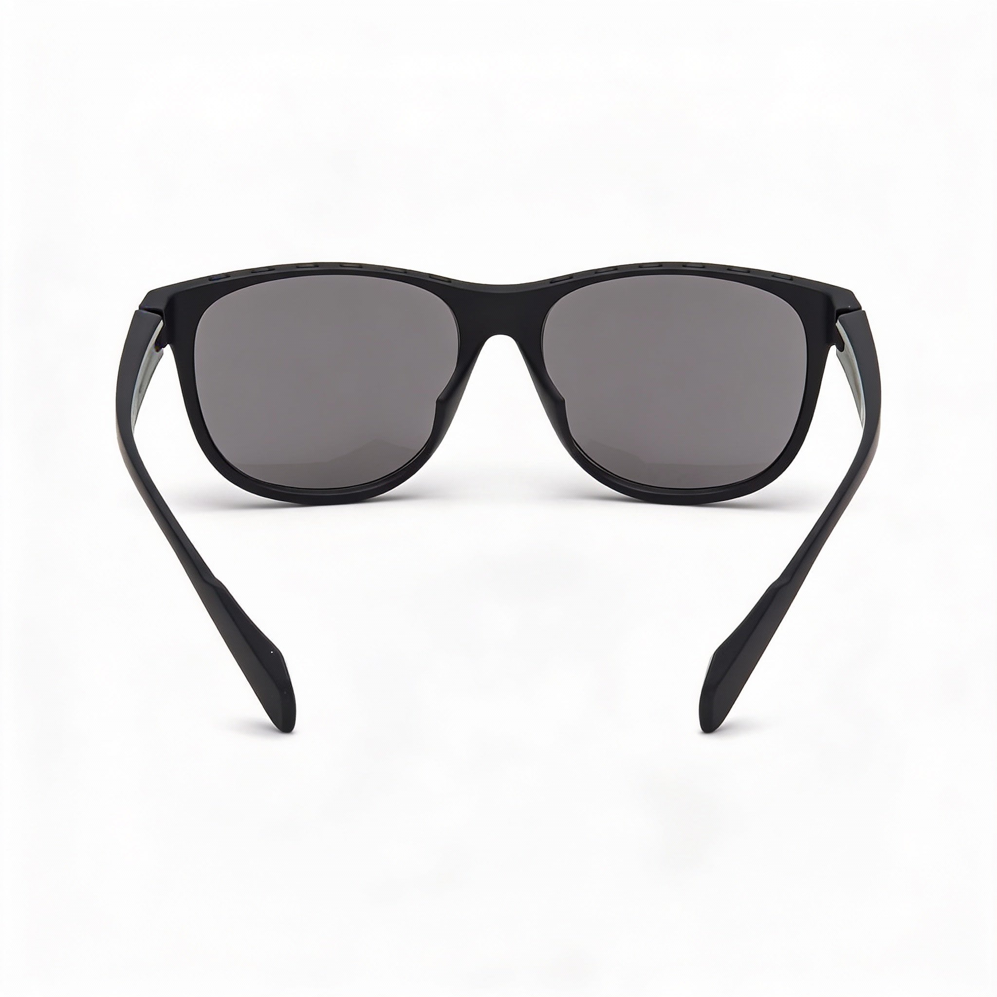 adidas Contemporary Unisex Injected Frame Black Smoke Mirror Lenses UV Protected Sunglasses 55mm, Photo 3
