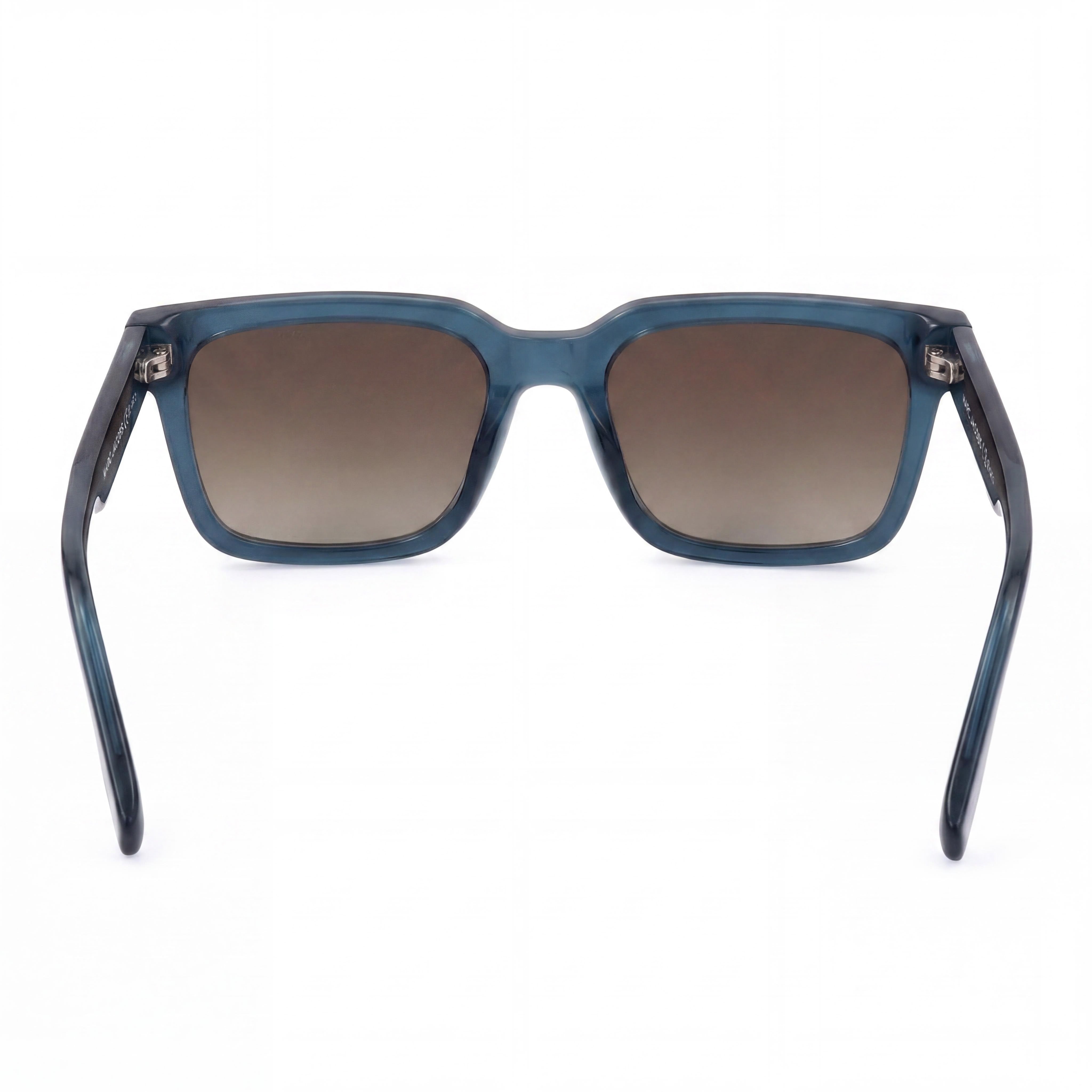 Marc Jacobs Casual Men's Acetate Frame Blue Brown, Non-Polarized Brown Lenses, 53mm Lens Width, Photo 4