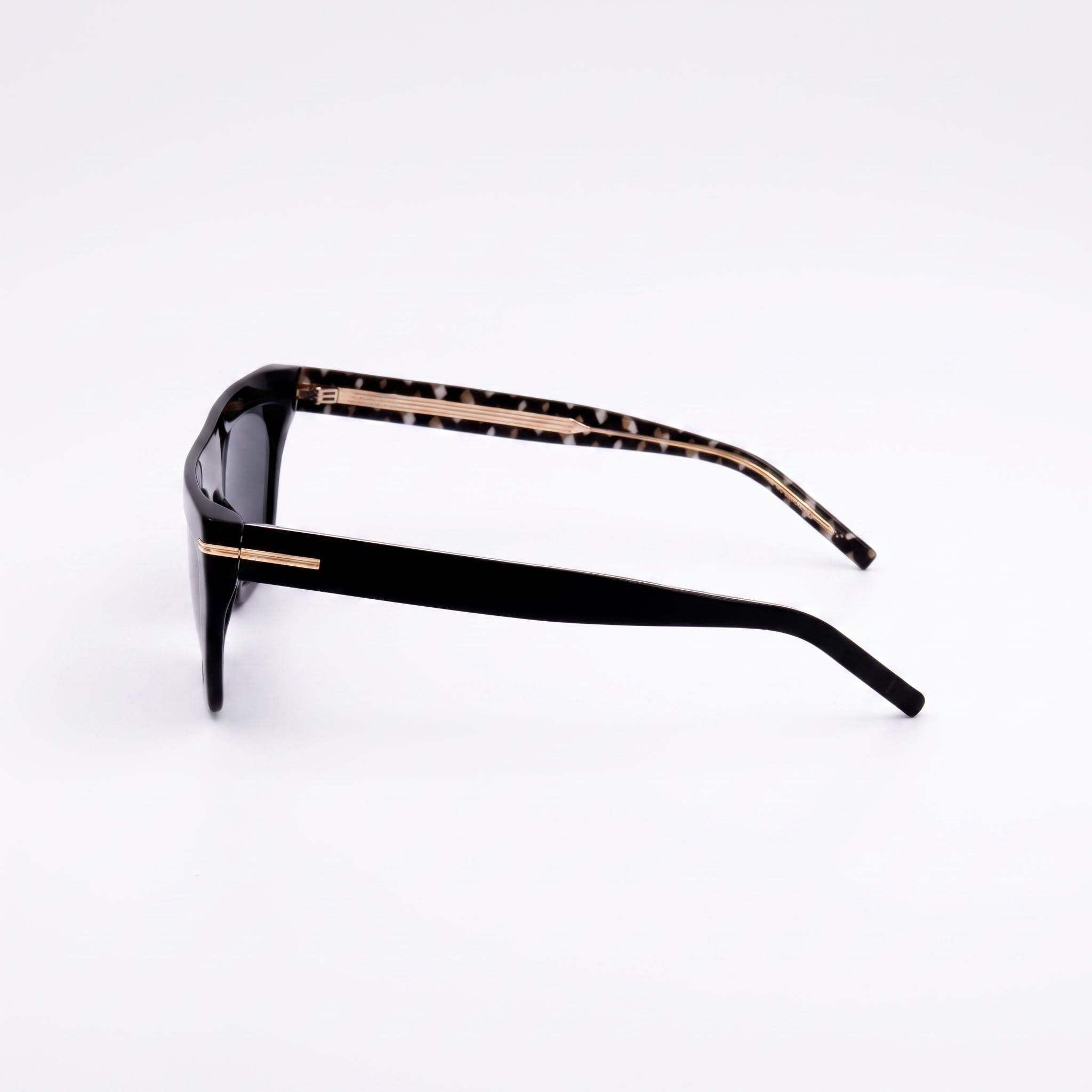 Hugo Boss 1609/S Classic Women's Black Eco Acetate Frame Grey Lens 100% UV Protection 58mm, Photo 3