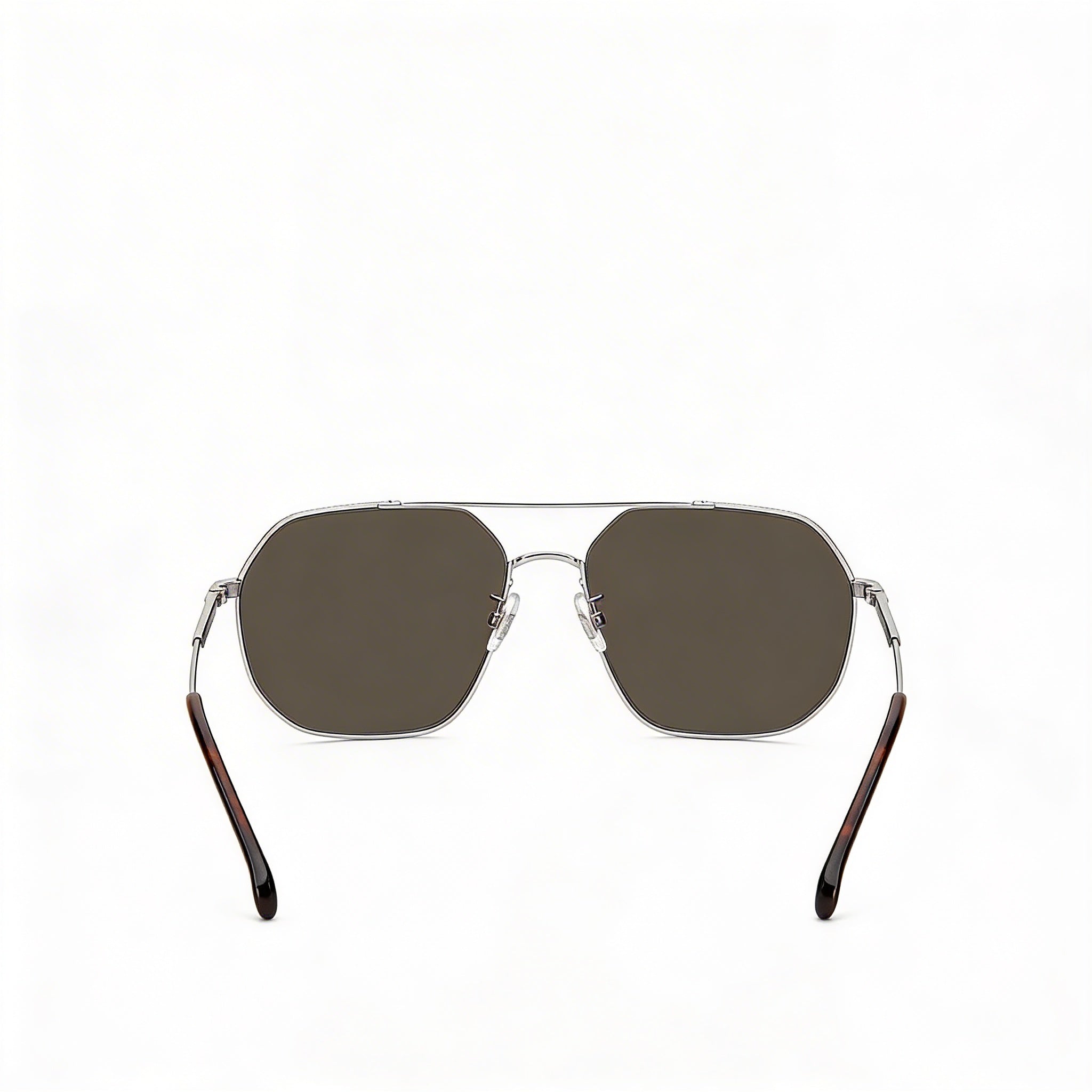 Carrera 1035 Unisex Stainless Steel Palladium Silver Frame Dark Brown Lens UV Protection Sunglasses 58mm, Photo 4