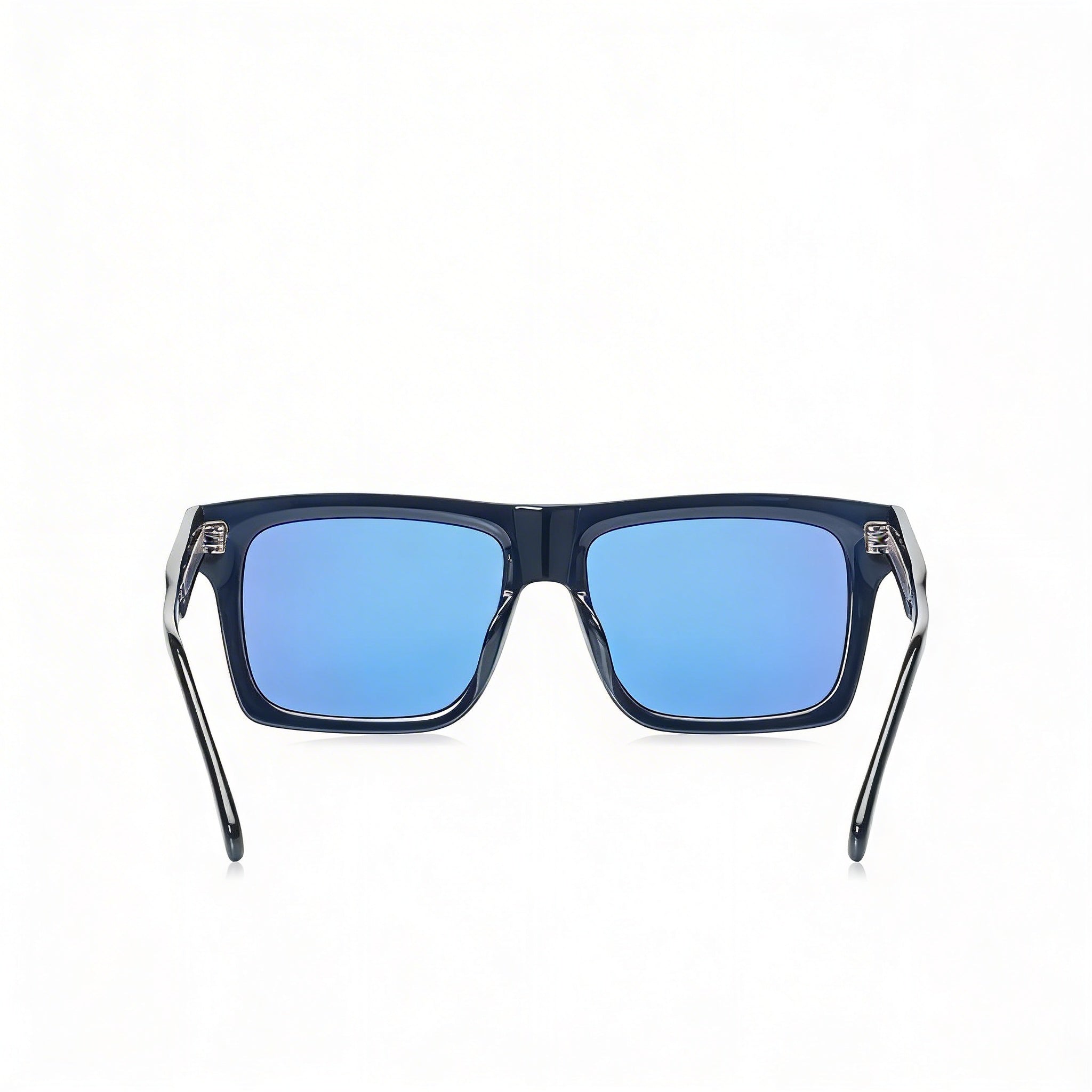 Gafas de sol unisex modernas Carrera con protección UV polarizada de acetato azul a rayas de 54 mm, Photo 3