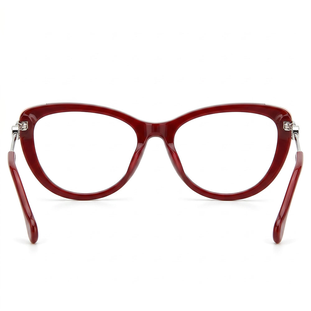 Gafas de Sol Carolina Herrera Ch 0021 para Mujer, Montura de Plástico Color Burdeos, Estilo Ojo de Gato, Sin Polarizar, 54mm