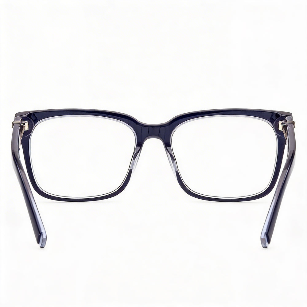 Guess Modern Women's Blue Plastic Frame Eyeglasses with Clear Polycarbonate Lenses, 54-17-150