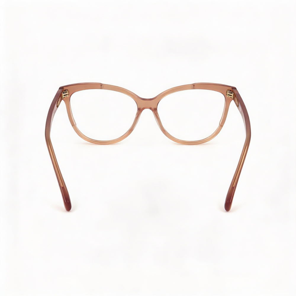 MaxMara MM5093 Women's Casual Style Eyeglasses featuring Shiny Pink Acetate Frame 54-15-140