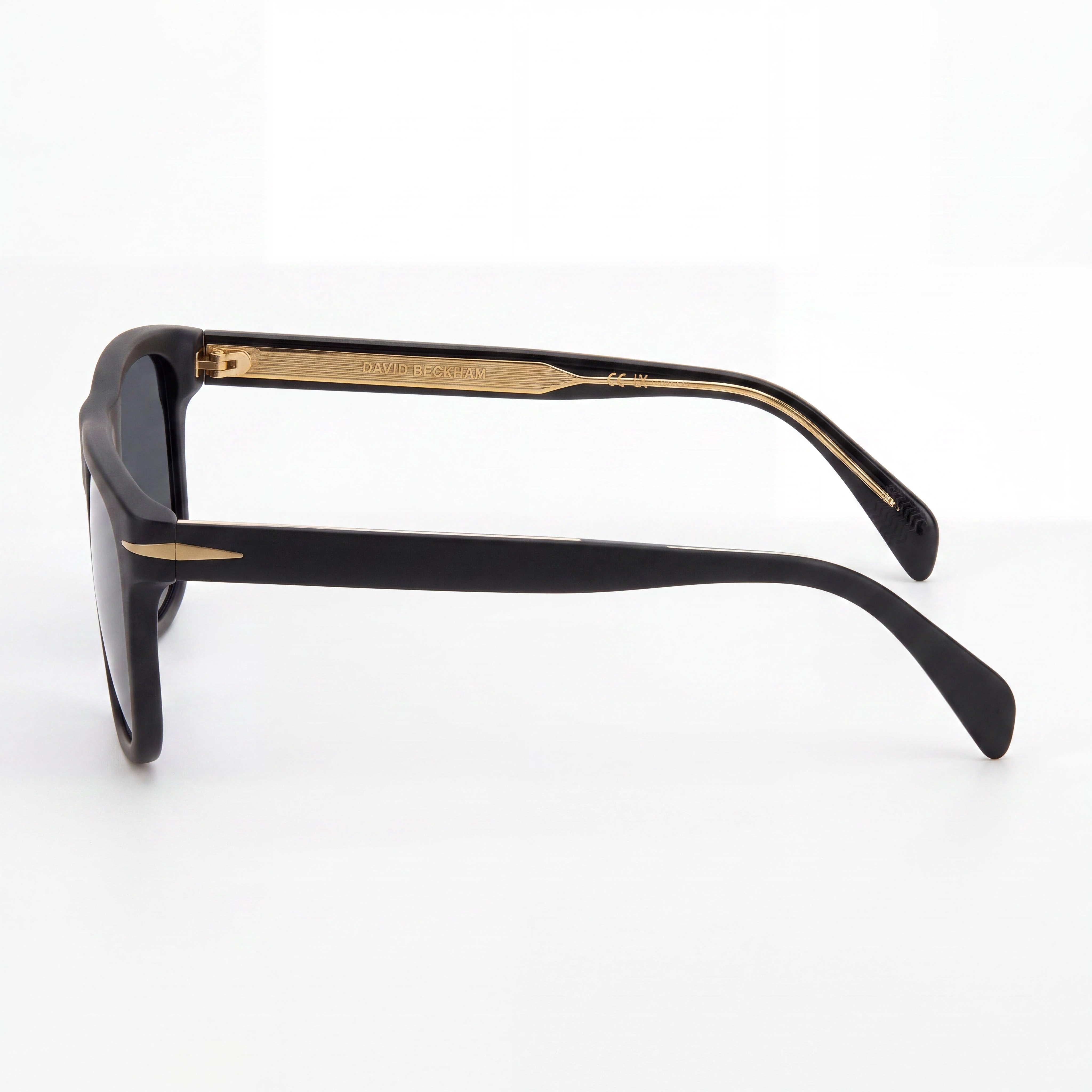 David Beckham Db 7111/S Women's Matte Black Gold Acetate Grey Non- Sunglasses 56-17-145, Photo 2