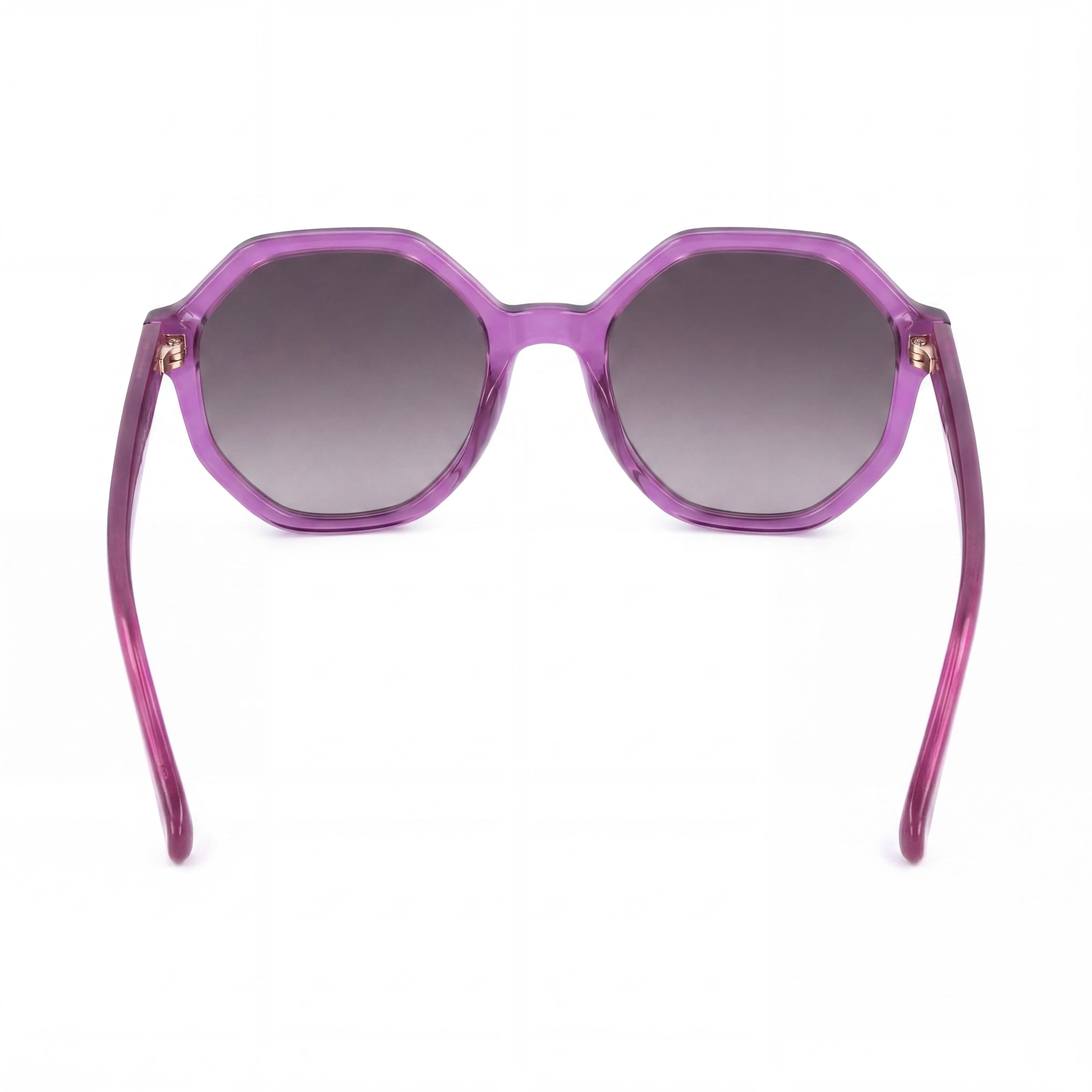 Love Moschino Women's Casual Sunglasses, Fuchsia Frame, Brown Shaded Lenses, UV Protection, Size 52-20-140, Photo 3