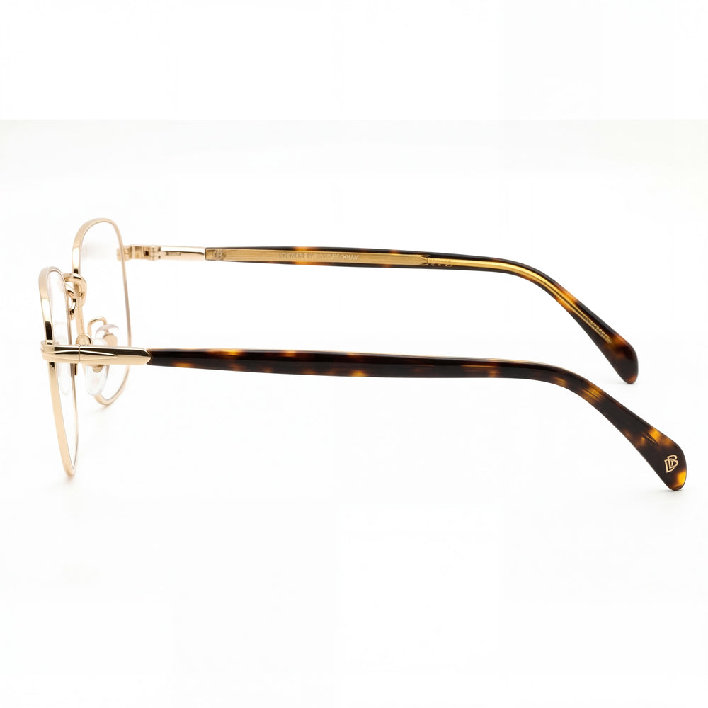David Beckham Db 1138 Men's Metal Frame Eyewear with Clear Polycarbonate Lenses 52-20-145mm