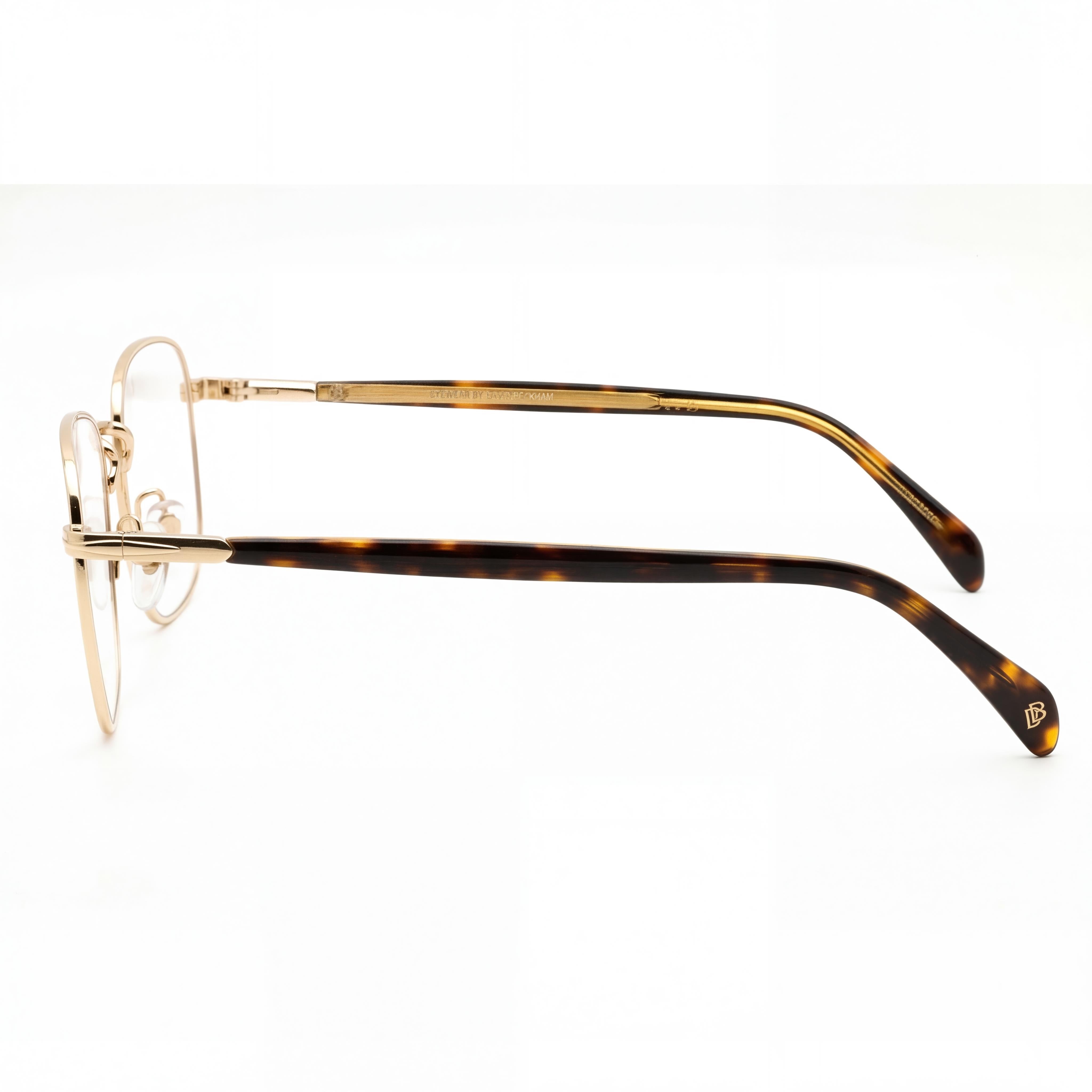 David Beckham Db 1138 Men's Metal Frame Eyewear with Clear Polycarbonate Lenses 52-20-145mm, Photo 3