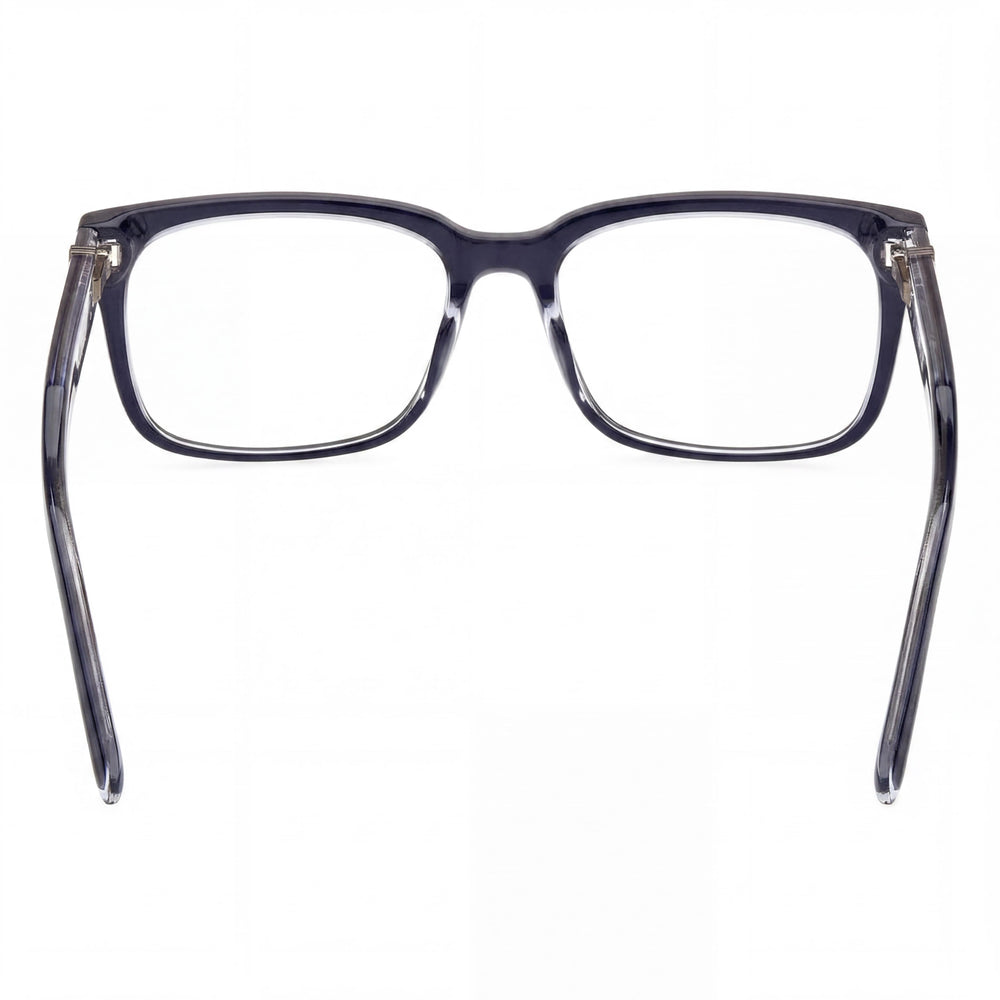 Gafas de estilo moderno Guess para mujer con montura de plástico azul y lentes transparentes de policarbonato, tamaño 54-17-150 mm
