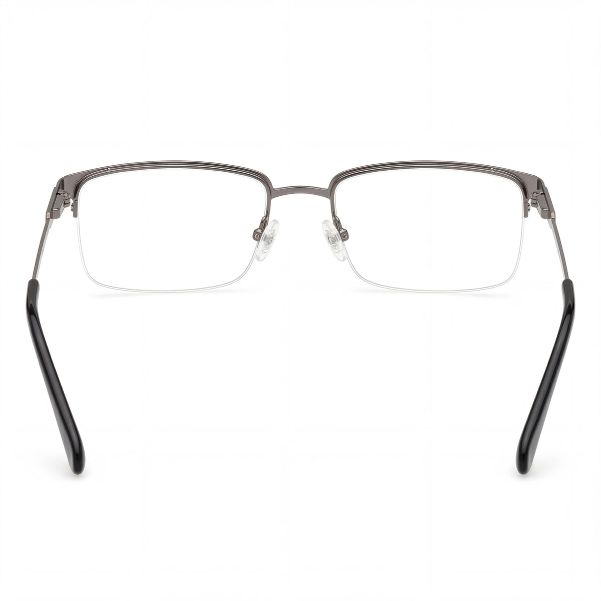 Guess Gu50005 Men's Eyeglasses with Gunmetal Metal Frame, Clear Lenses, 56mm Lens Width, 18mm Bridge Width, Photo 3