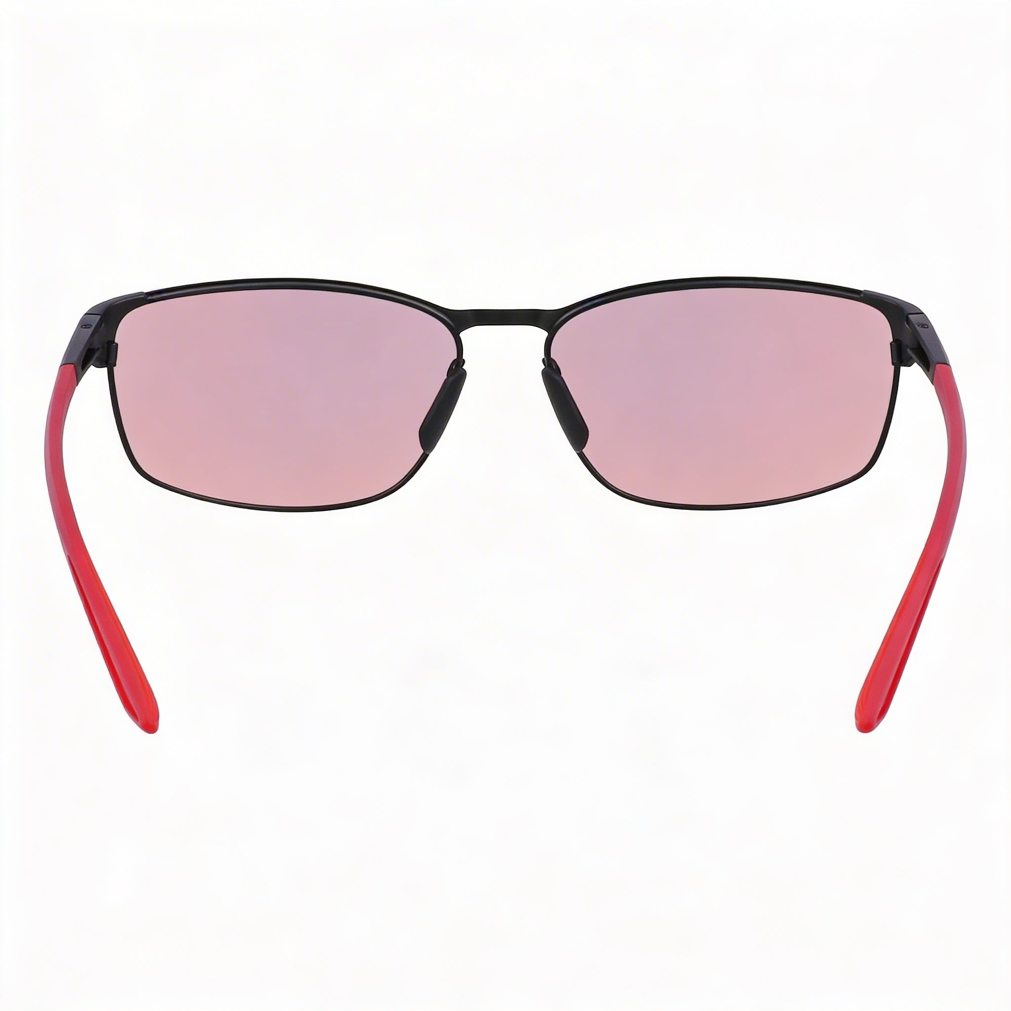 Nike Modern Metal M Unisex Sport Sunglasses, Satin Black Red Mirror, Alloy Steel, UV Protection, 58mm, Photo 4