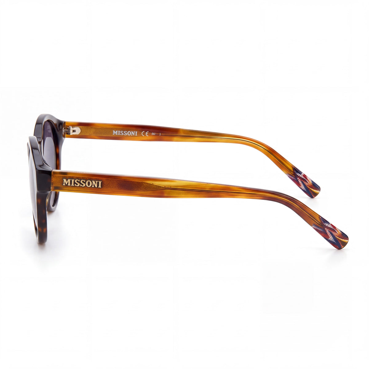 Gafas de sol Missoni Modern para mujer con montura de acetato tipo cuerno Hvn, no polarizadas, 43-20-145 mm, con protección UV, Photo 2