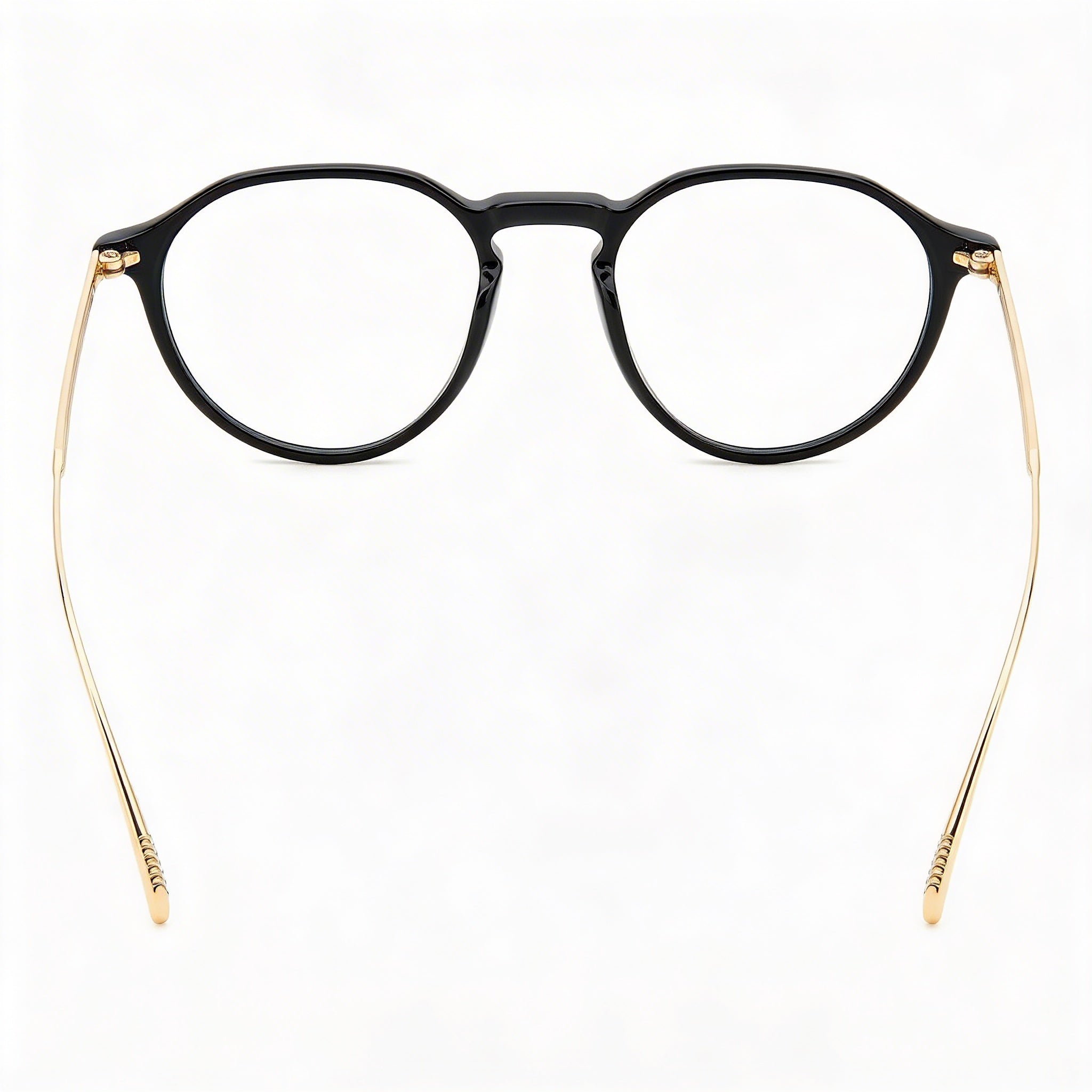 David Beckham DB 1105 Unisex Acetate Non-Polarized Black Gold Blue Filter Eyewear Frame 49mm, Photo 3