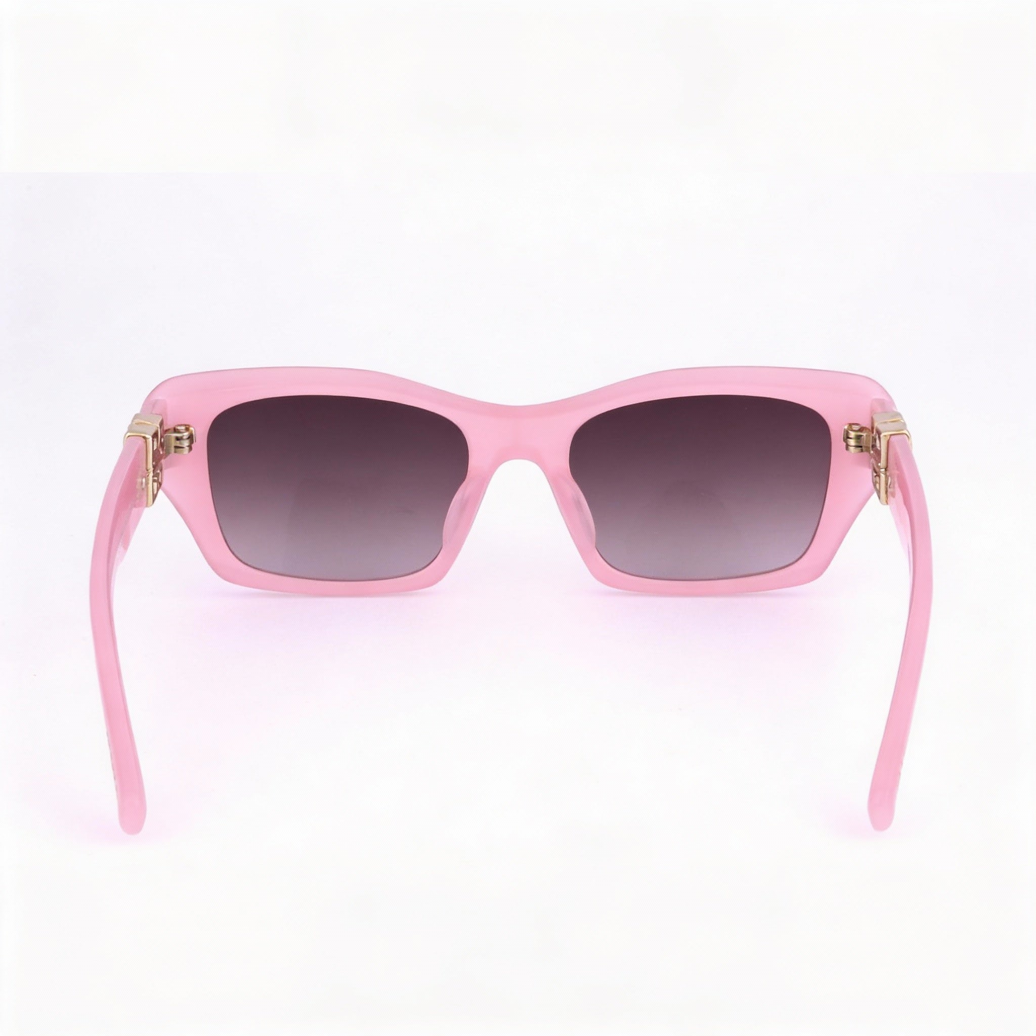 Gafas de sol casuales Givenchy para mujer con montura de acetato rosa brillante y lentes violetas, talla 54-18-140 mm, Photo 3
