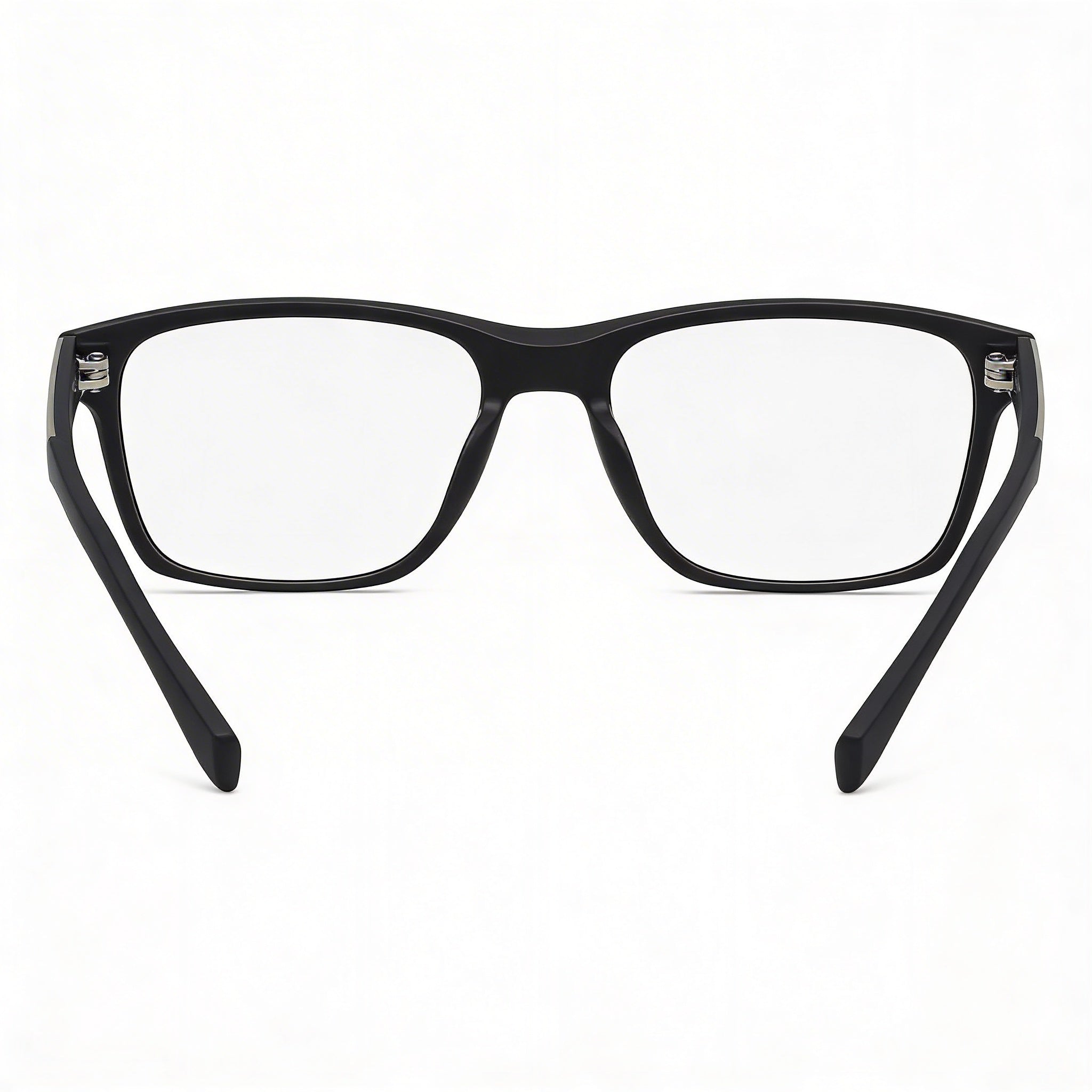 Gafas de lectura rectangulares de plástico con montura completa de diseñador Lacoste L2862 para hombre, color negro mate, 54-17-150 mm, Photo 3