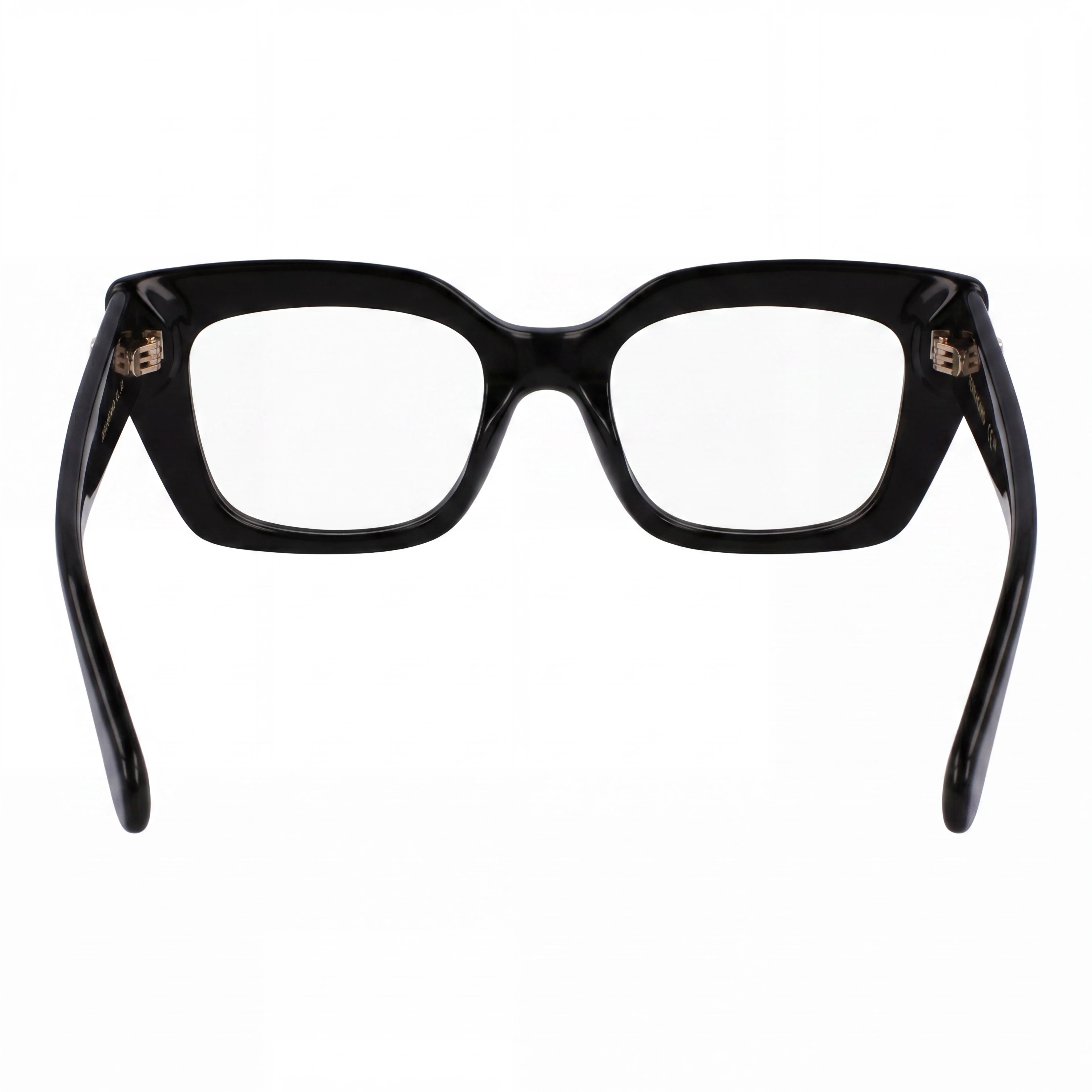 Ferragamo Sf3008 Men's Black Metal Frame Eyewear with Clear Lenses, 50mm Lens, 19mm Bridge, 140mm Temple, Photo 4