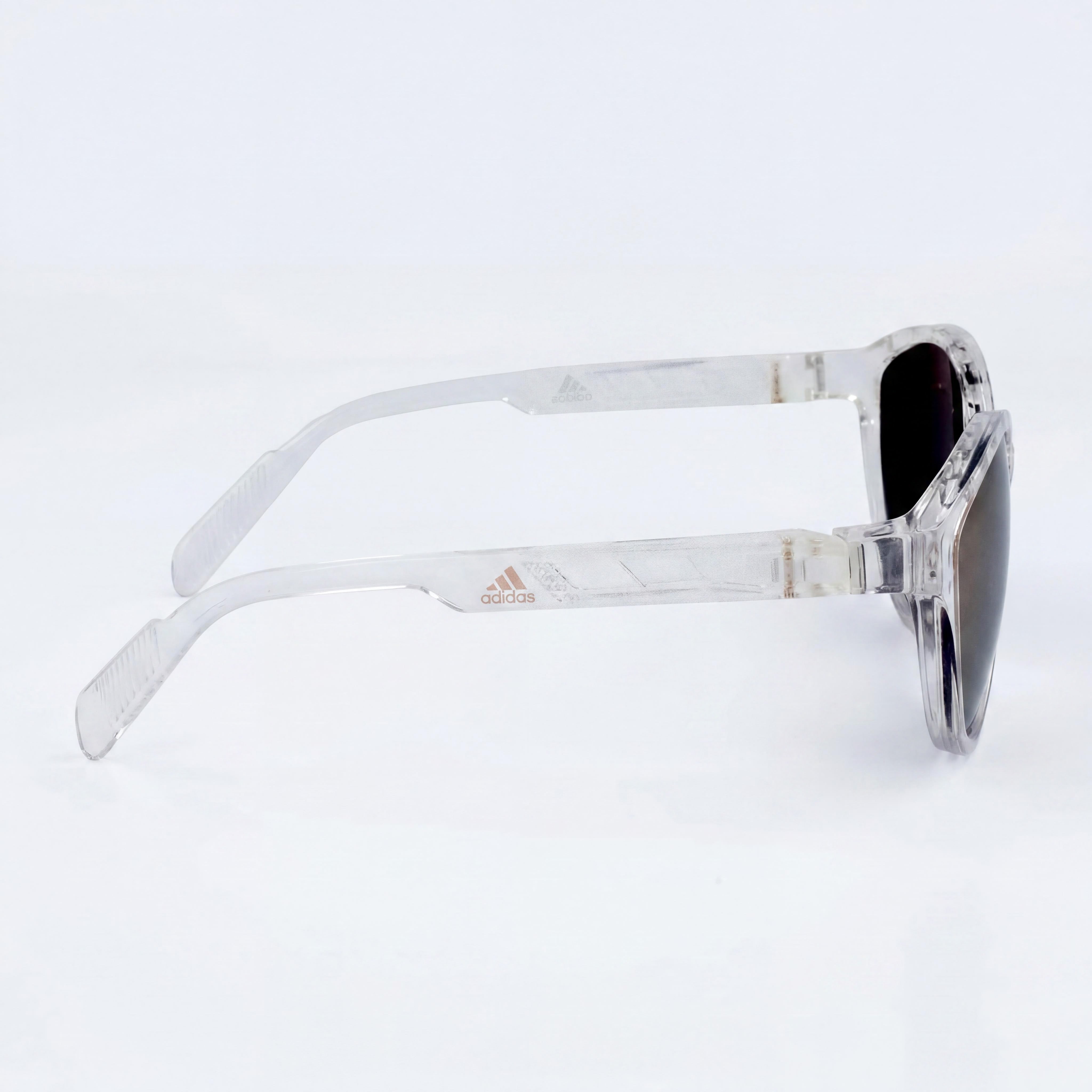 Gafas de sol adidas sp0012 para mujer con montura de plástico de cristal, lentes de policarbonato con espejo marrón y protección UV de 61 mm, Photo 3