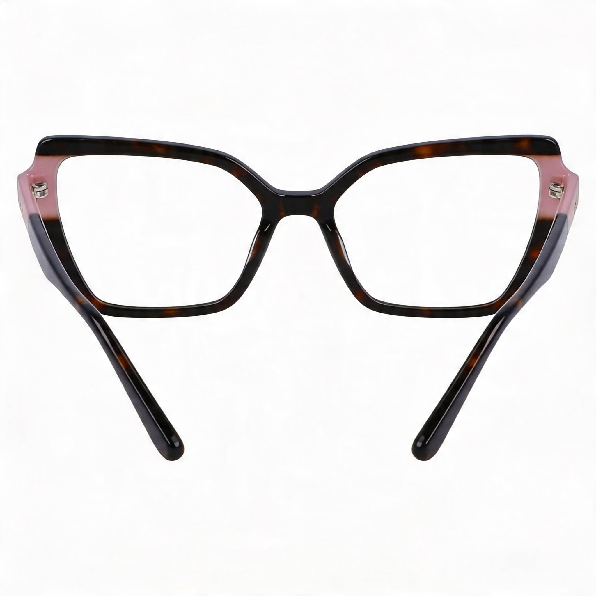 KARL LAGERFELD KL6131 Modern Acetate Frame Sunglasses for Women in Dark Tortoise Rose 53mm, Photo 4