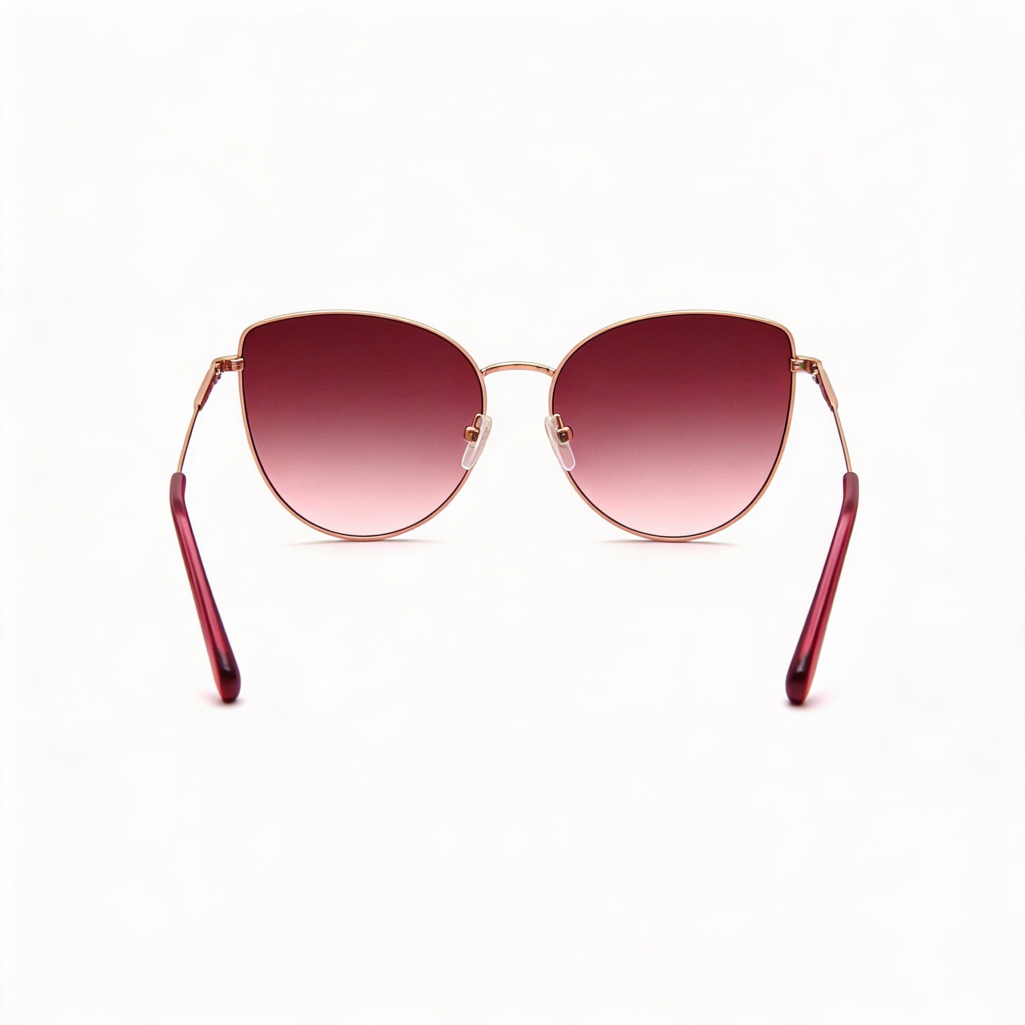 Gafas de sol Longchamp LO158S para mujer, estilo ojo de gato, metal, oro rosa, protección UV, 60 mm, Photo 4