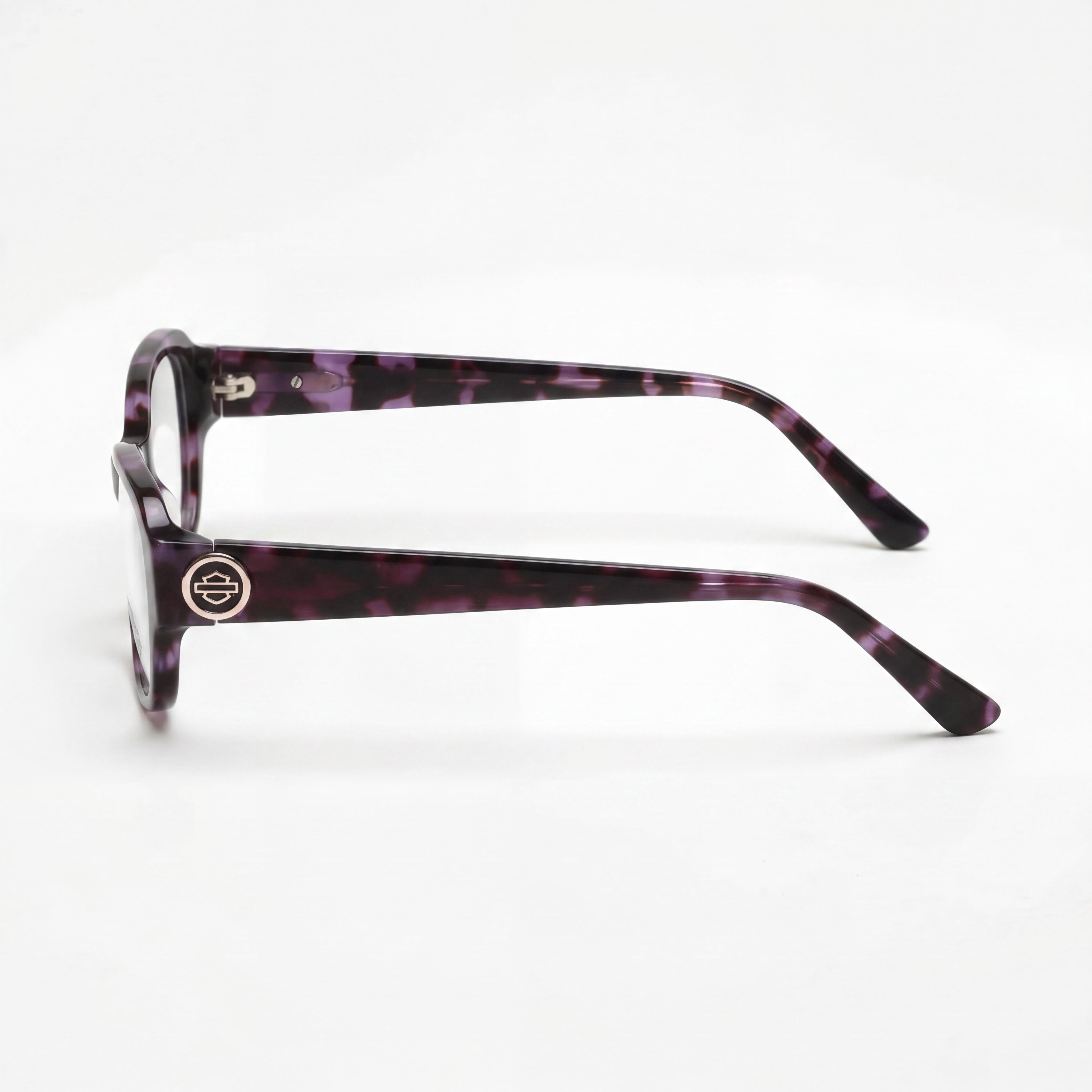 Harley-Davidson HD0567 Violet Rectangle Eyeglasses for Men, 51mm, Photo 2