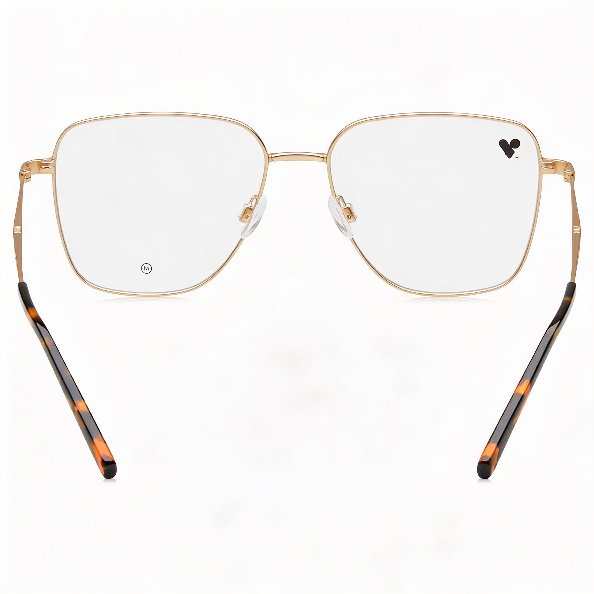 DKNY Modern Style Unisex Sunglasses with Propionate Frame and Satin Gold Polycarbonate Lenses 54mm, Photo 4