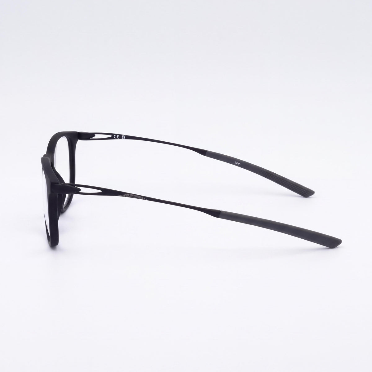 Nike NK7151 Women’s Modern Eyeglasses with Matte Black Alloy Steel Frame and Polycarbonate Lenses 49mm, Photo 2