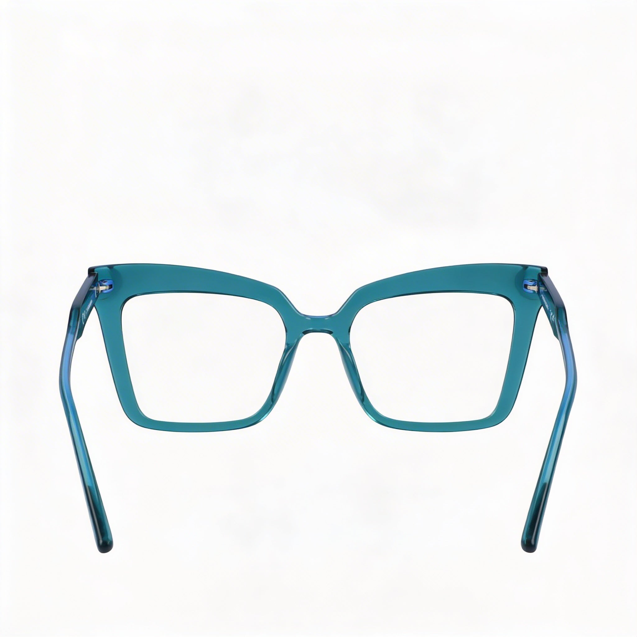 KARL LAGERFELD Modern Women’s Sunglasses with Injected Frame in Petrol Color and Matching Petrol Lenses 51mm, Photo 3