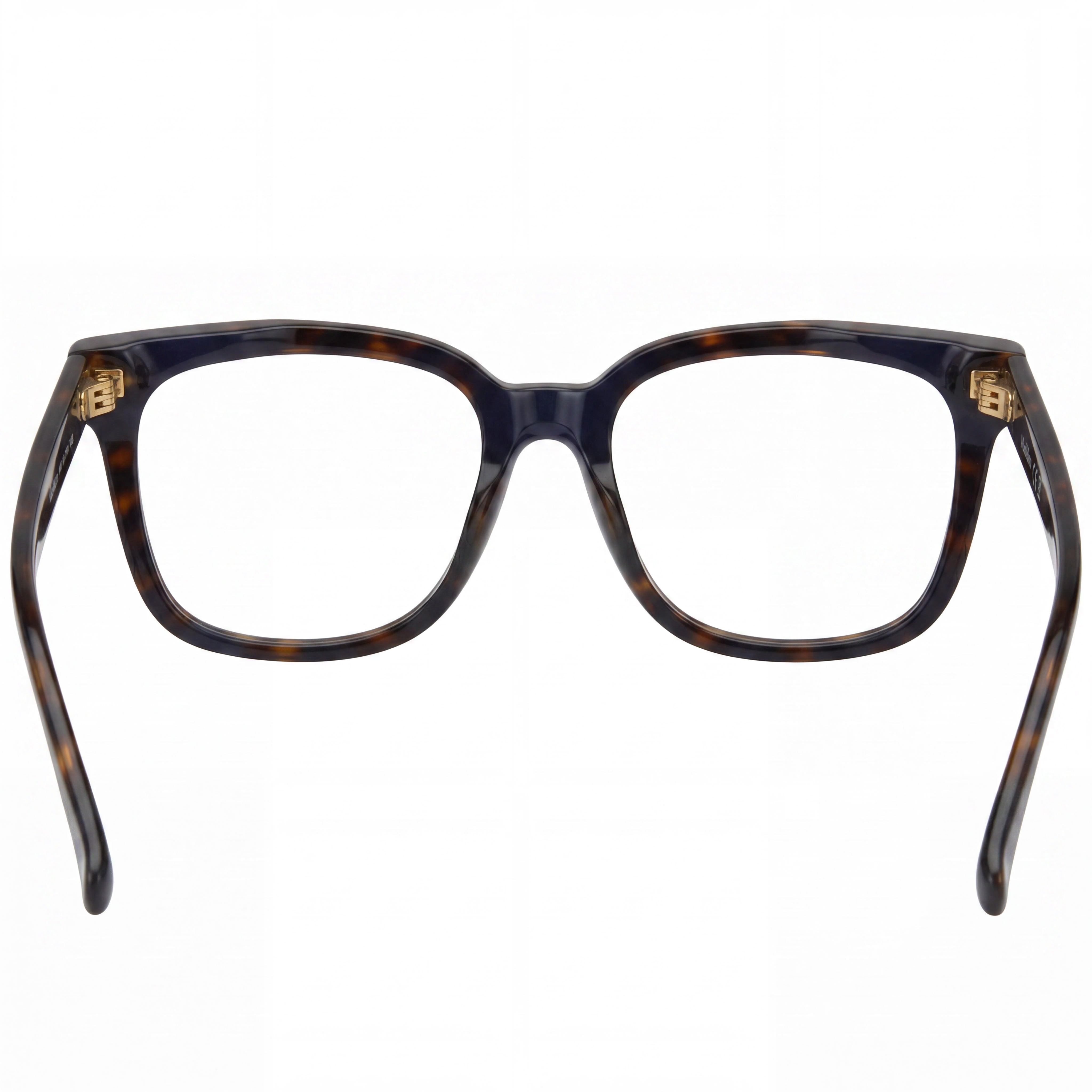 MaxMara Modern Men's Blue Havana Dark Havana Optical Eyeglasses Frame, featuring a Modern Style and Prescription Ready Design, Photo 3