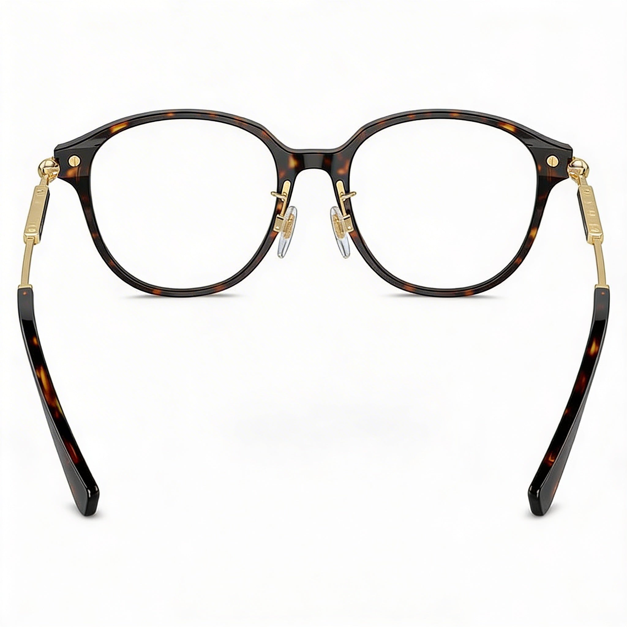 BURBERRY Be 2412d Gafas Ópticas para Hombre, Montura de Acetato Habana Oscuro con Lentes Transparentes de Policarbonato 52-19-140, Photo 4