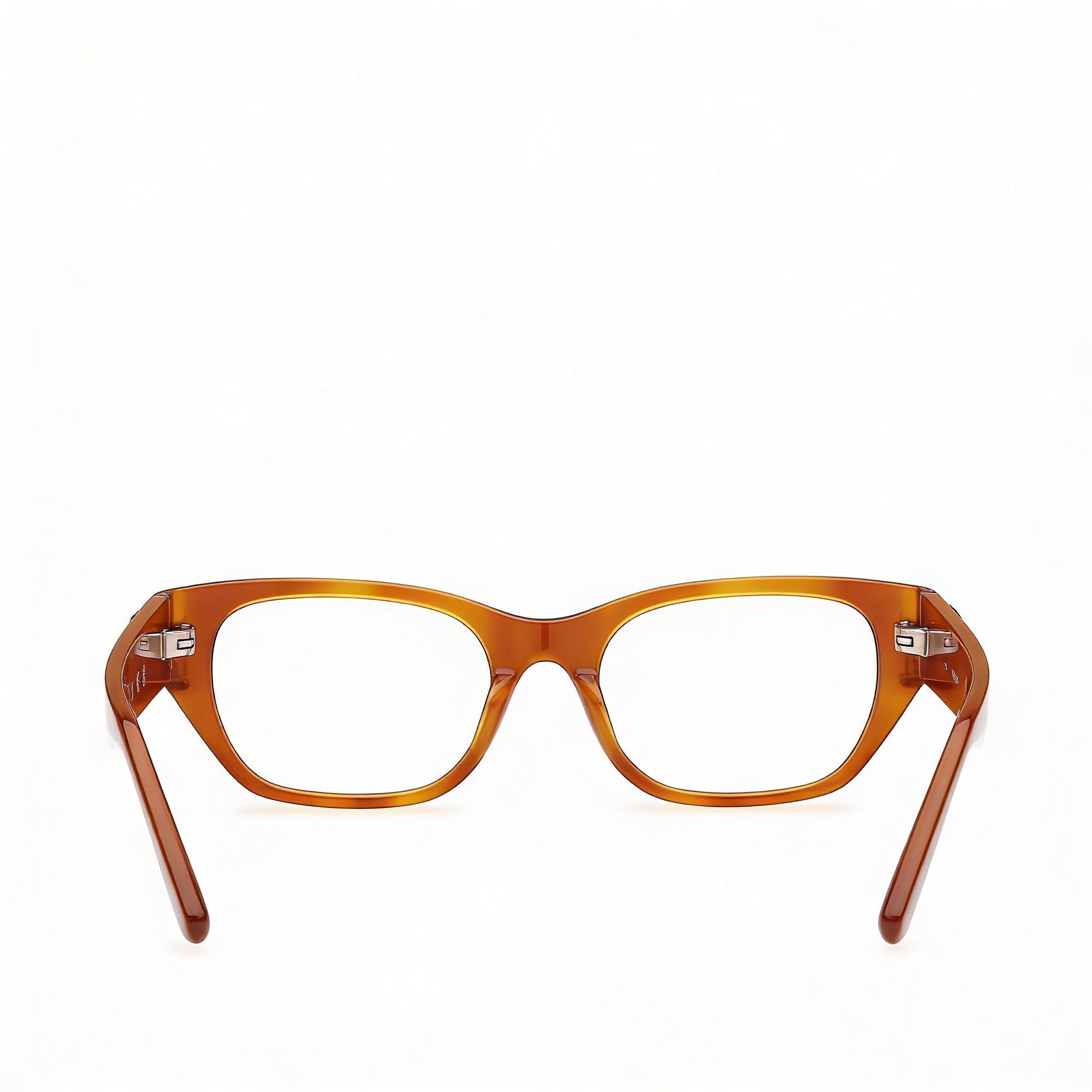 Gafas graduadas GUESS Gu50304 para mujer con montura de plástico color rubio habano naranja claro 52 mm, Photo 4